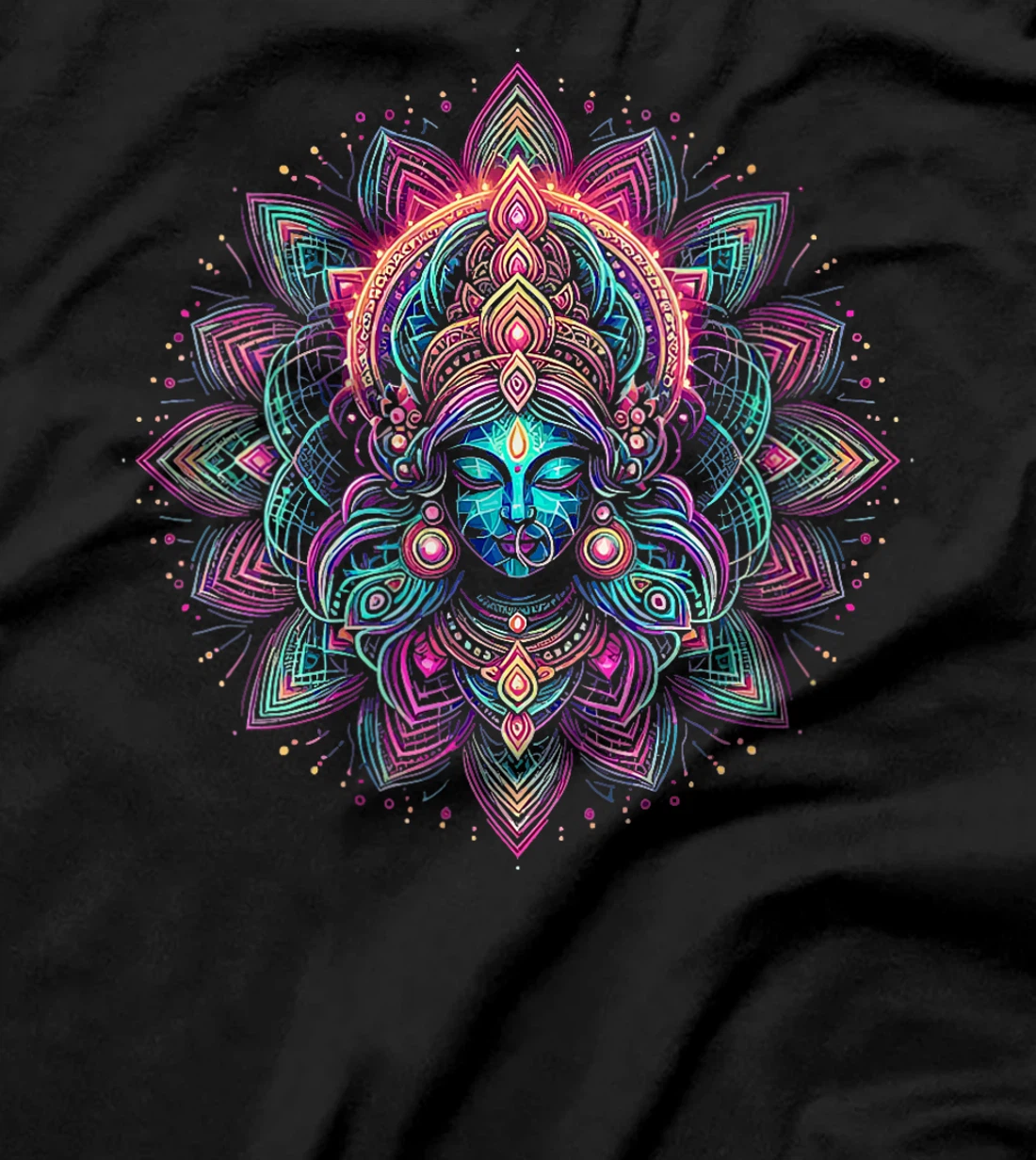 Womens Kali Ma Hindu Goddess Of Death Hindu Mother Fierce Warrior T-Shirt