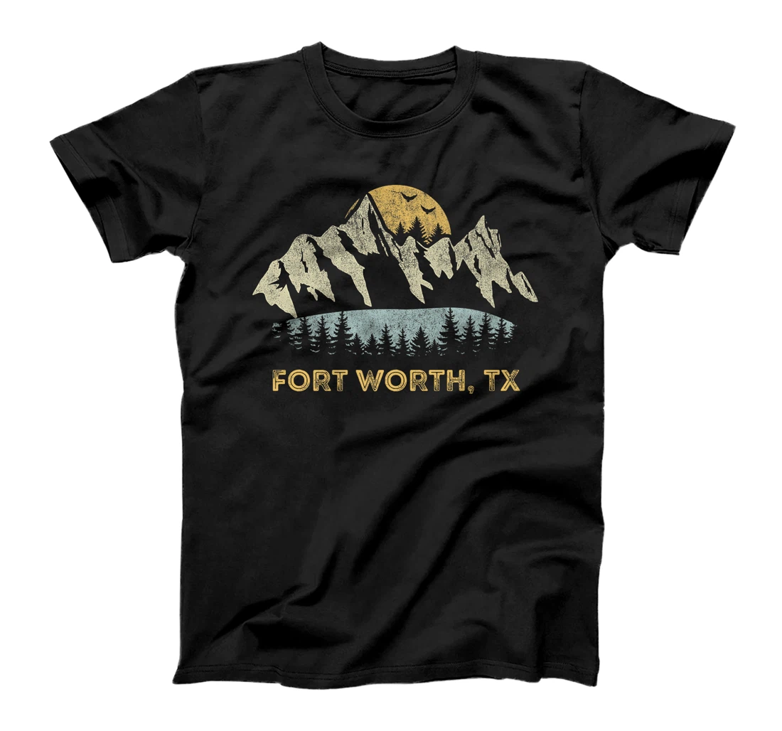 Womens Fort Worth Texas Mountain Sunset Sunrise TX T-Shirt