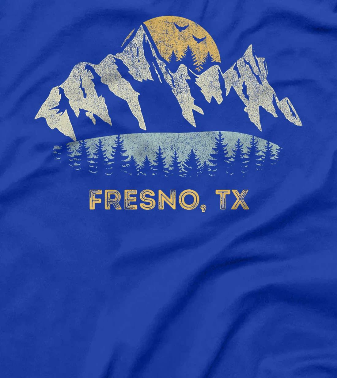 Fresno Texas Mountain Sunset Sunrise TX Premium T-Shirt