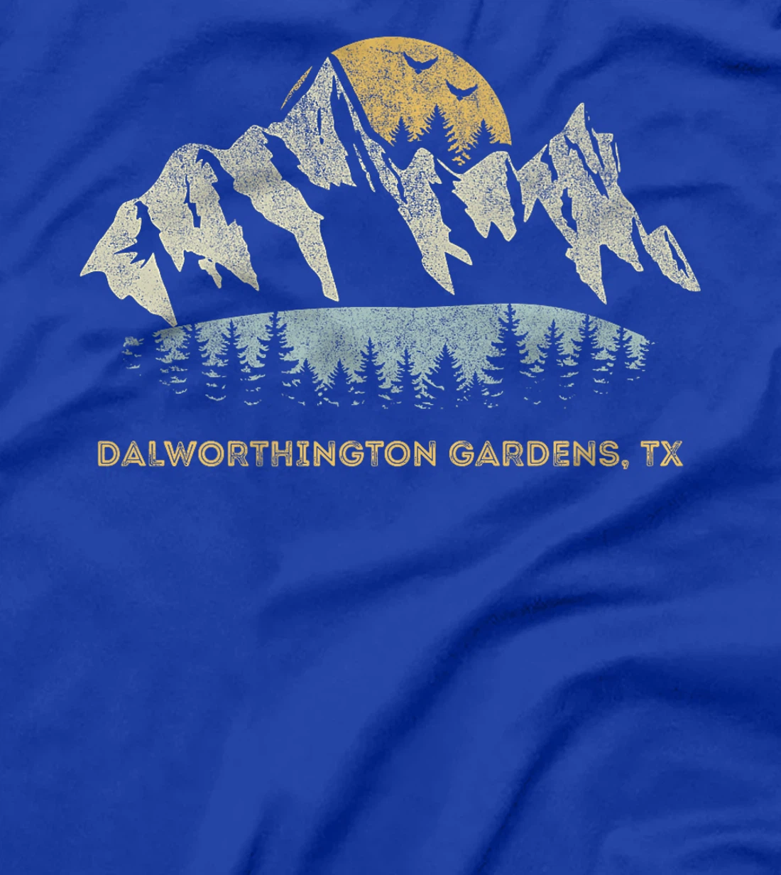 Dalworthington Gardens Texas Mountain Sunset Sunrise TX Premium T-Shirt