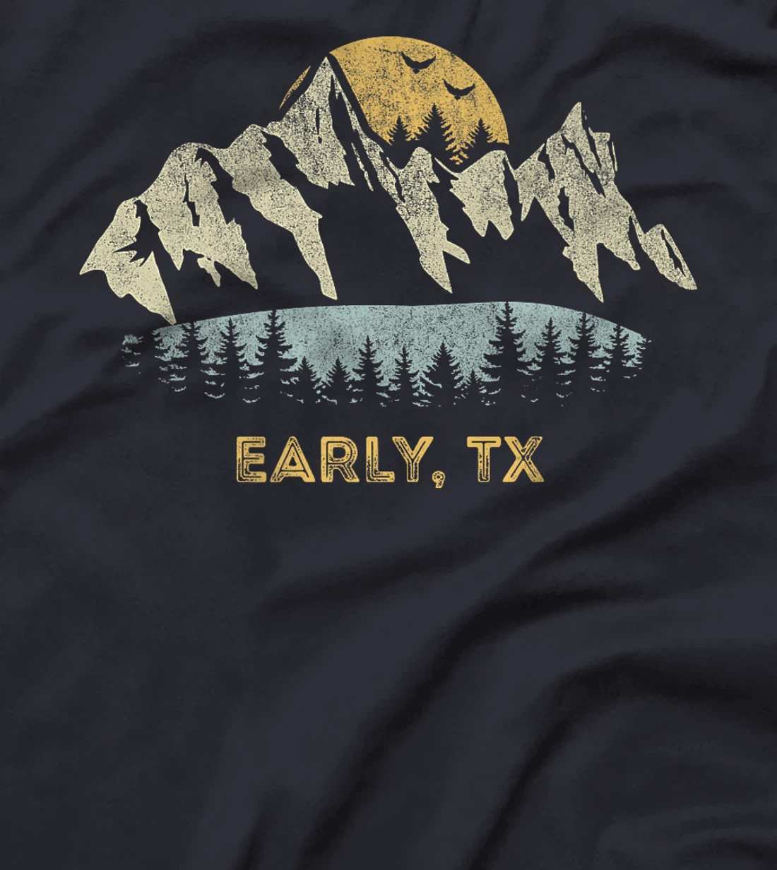 Early Texas Mountain Sunset Sunrise TX Premium T-Shirt