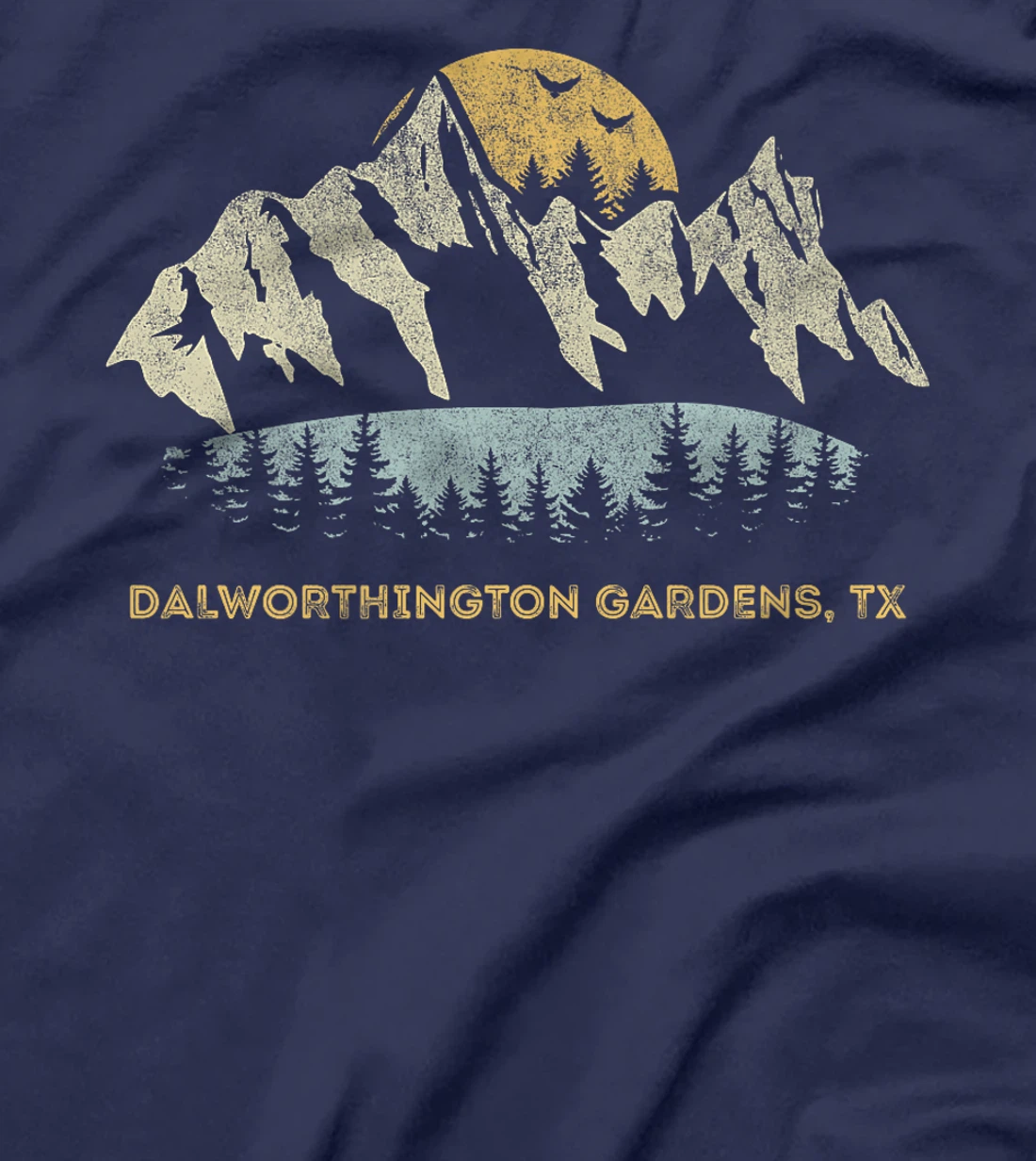 Dalworthington Gardens Texas Mountain Sunset Sunrise TX Premium T-Shirt