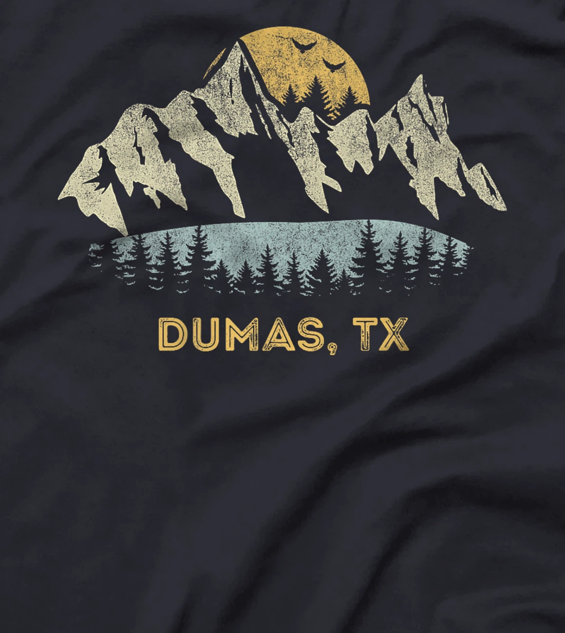 Womens Dumas Texas Mountain Sunset Sunrise TX T-Shirt