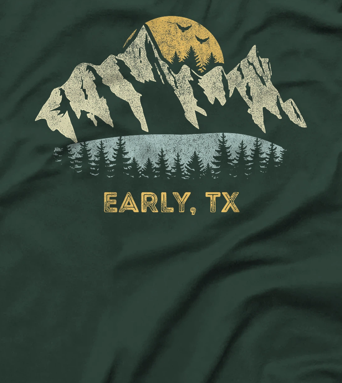 Early Texas Mountain Sunset Sunrise TX Premium T-Shirt