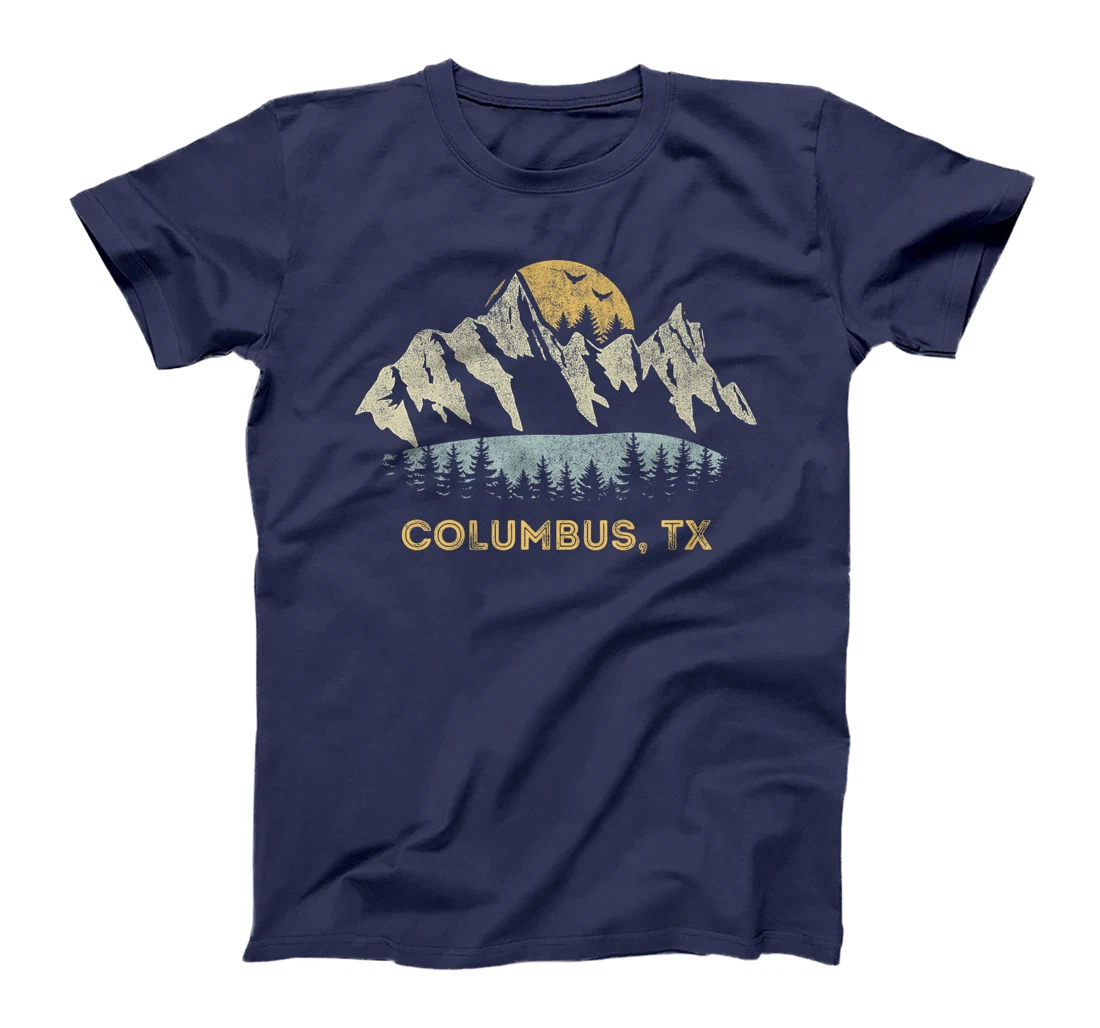 Columbus Texas Mountain Sunset Sunrise TX Premium T-Shirt