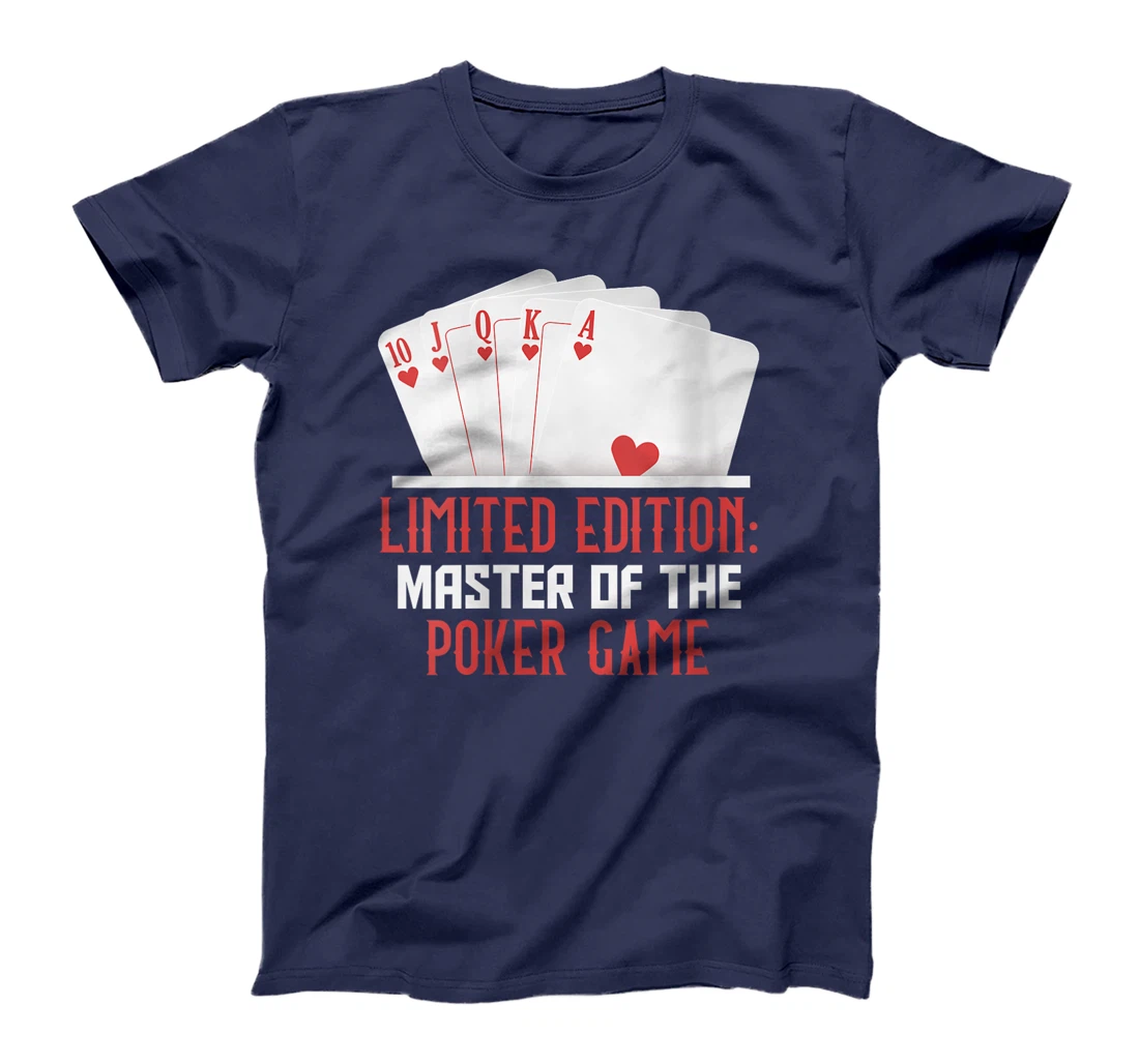 Womens Texas Holdem LIMITED EDITION MASTER OF POKER GAME Funny T-Shirt
