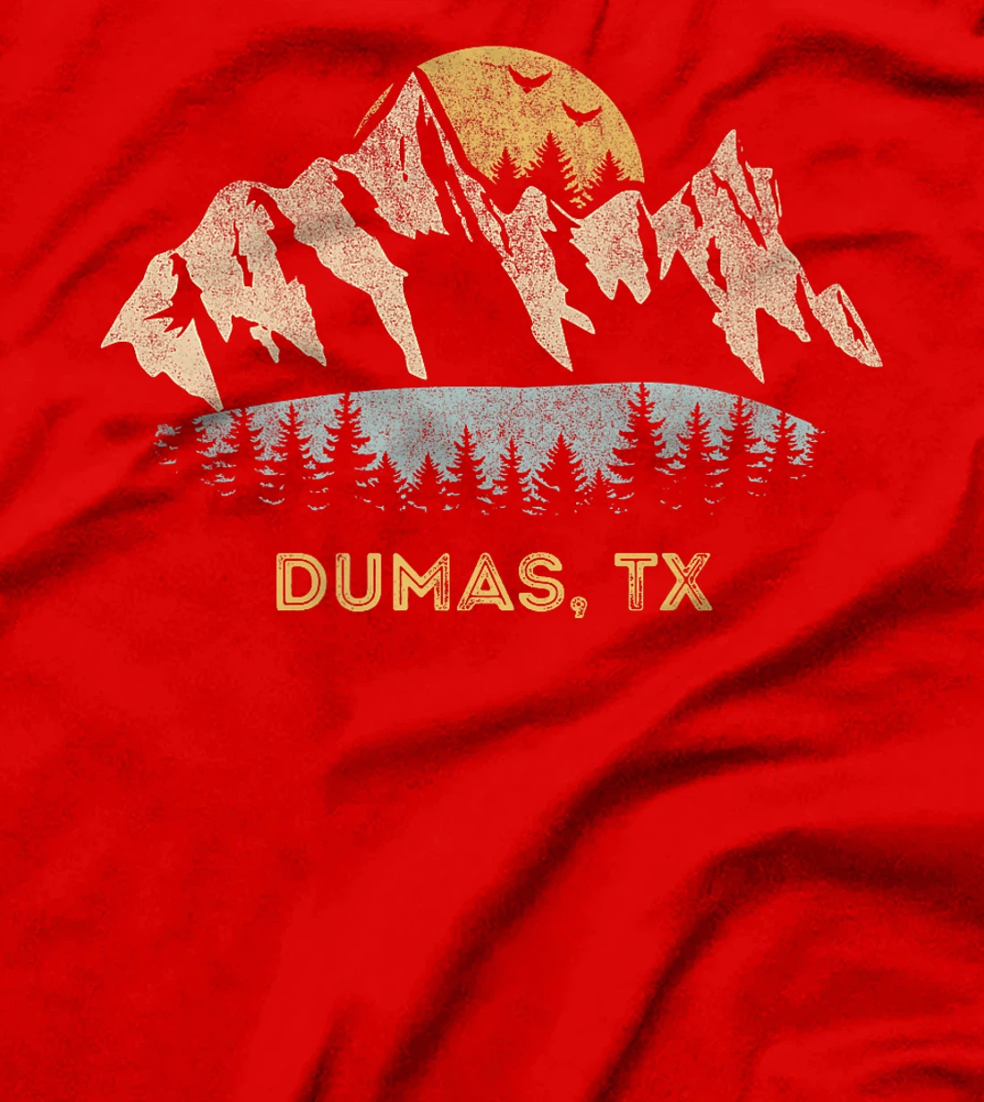 Dumas Texas Mountain Sunset Sunrise TX Premium T-Shirt