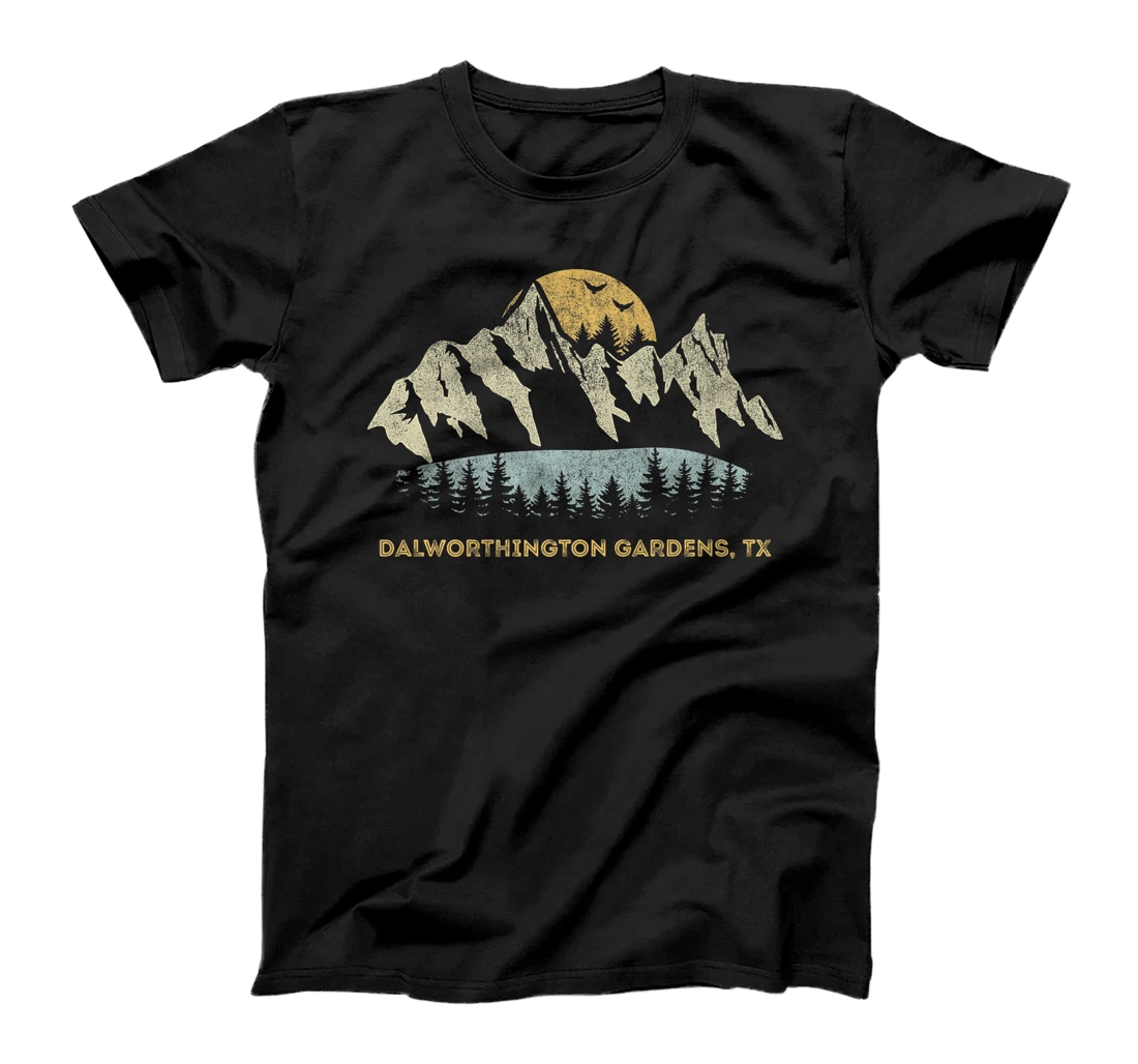 Dalworthington Gardens Texas Mountain Sunset Sunrise TX Premium T-Shirt