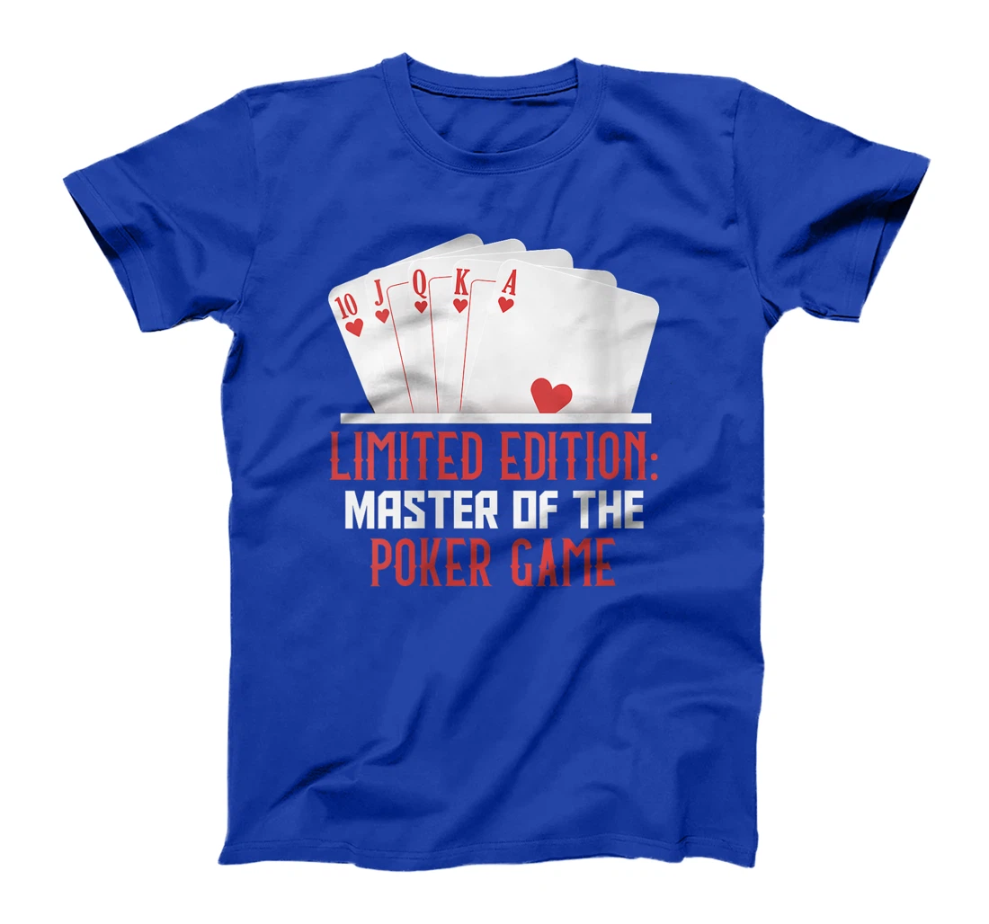Womens Texas Holdem LIMITED EDITION MASTER OF POKER GAME Funny T-Shirt