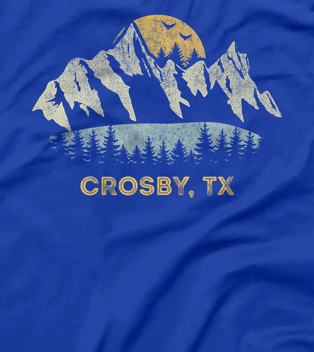 Crosby Texas Mountain Sunset Sunrise TX Premium T-Shirt
