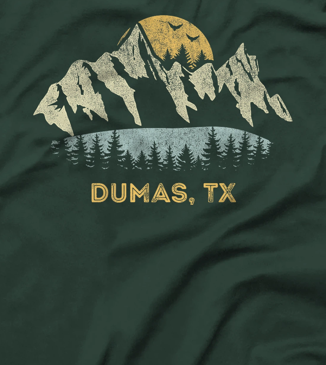 Dumas Texas Mountain Sunset Sunrise TX Premium T-Shirt