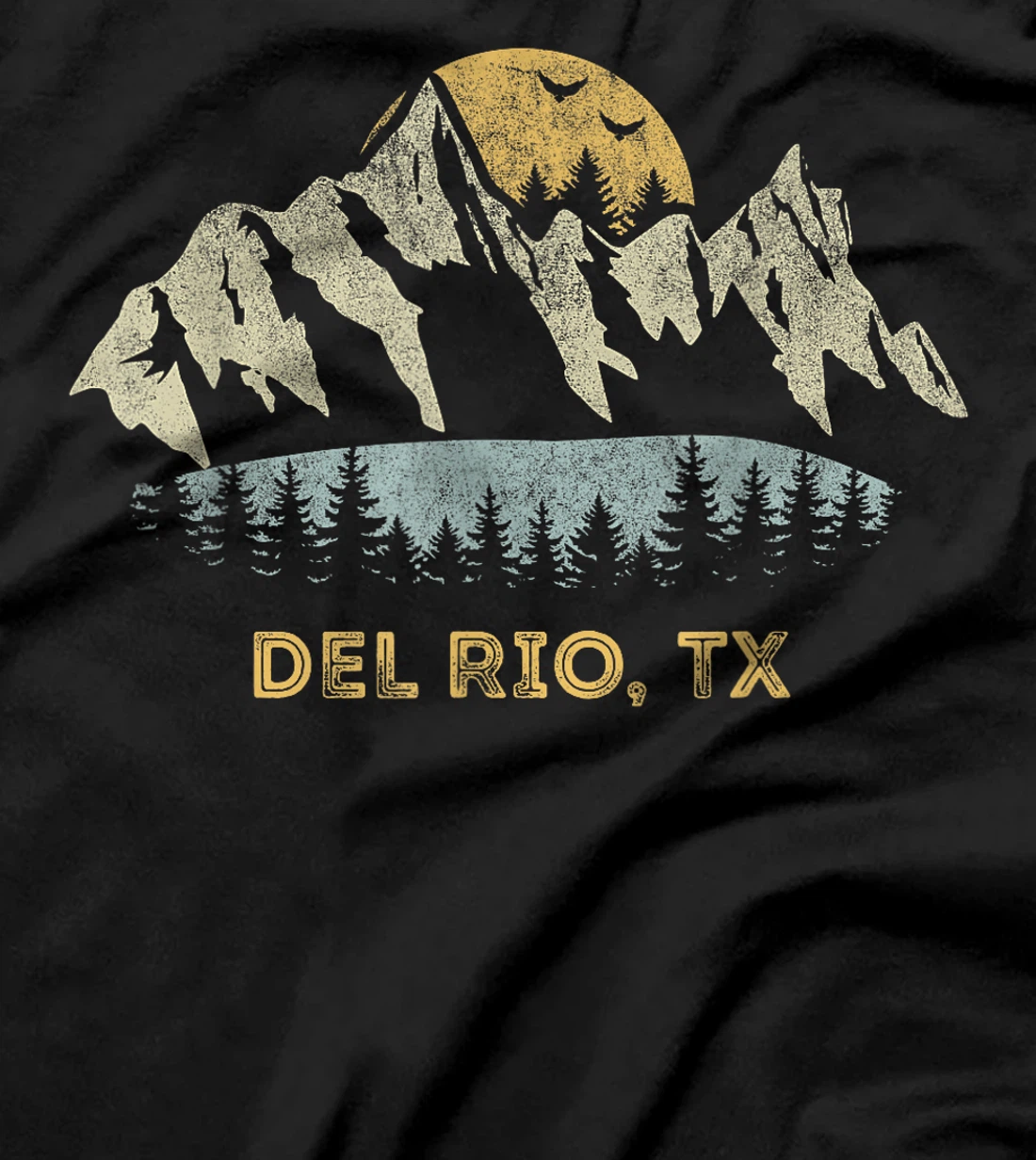 Del Rio Texas Mountain Sunset Sunrise TX T-Shirt