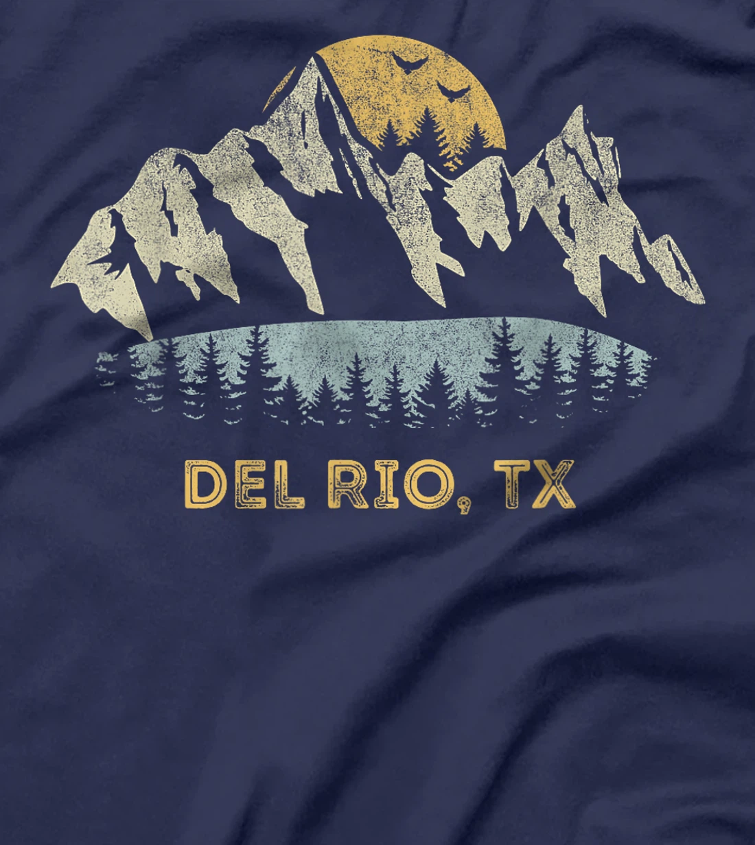 Del Rio Texas Mountain Sunset Sunrise TX T-Shirt