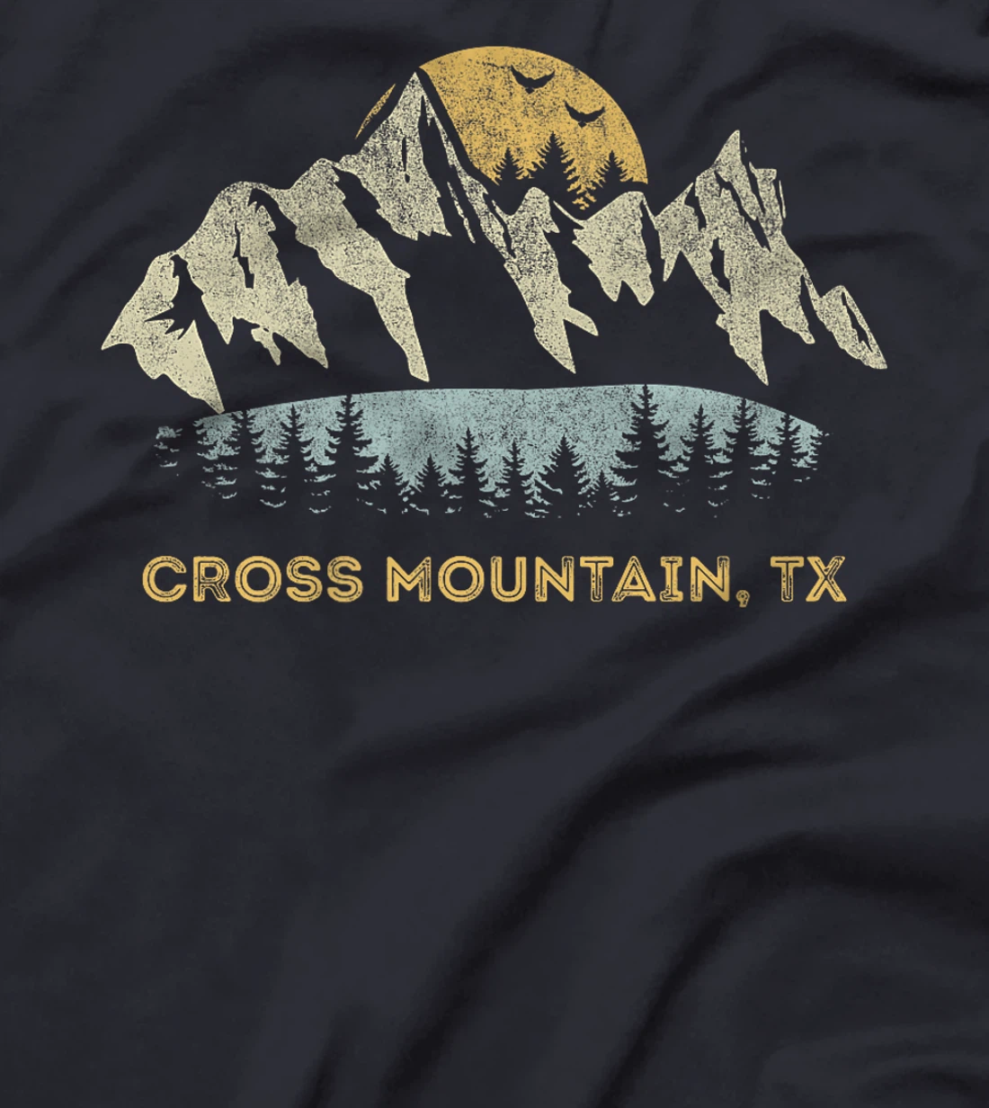 Cross Mountain Texas Mountain Sunset Sunrise TX Premium T-Shirt