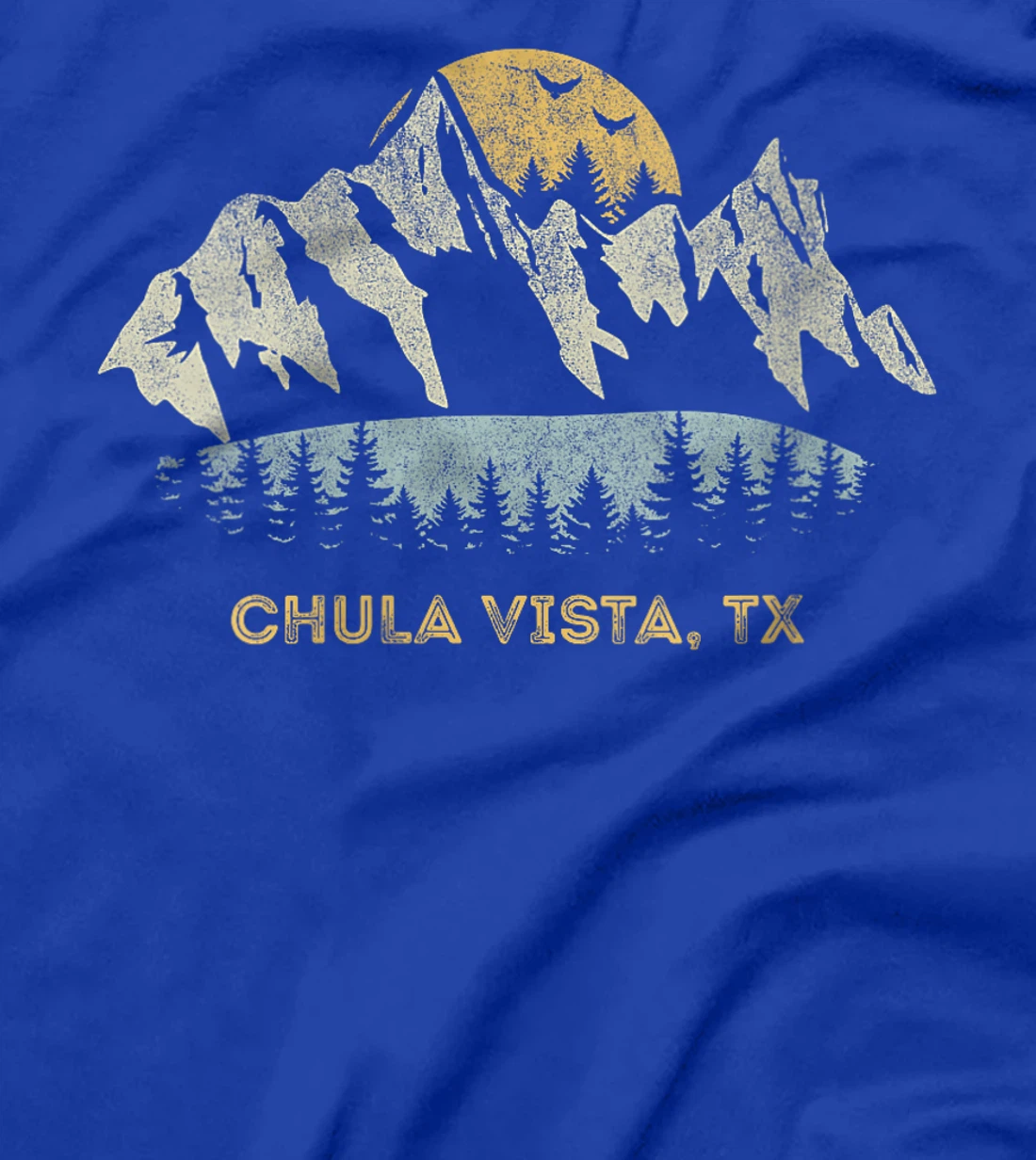 Womens Chula Vista Texas Mountain Sunset Sunrise TX T-Shirt