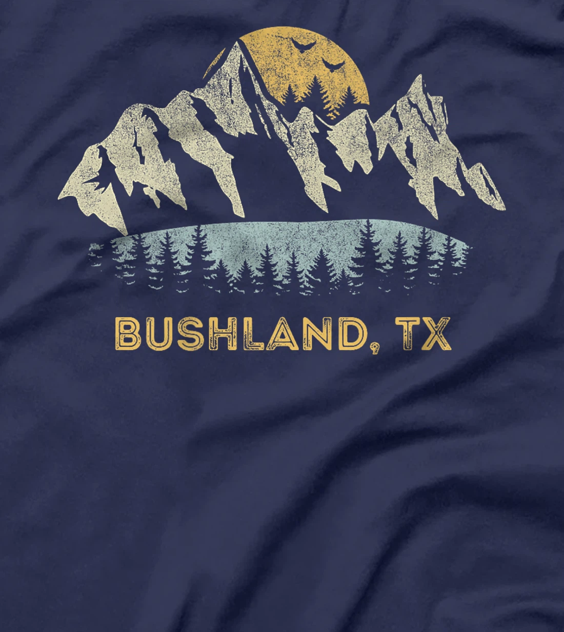 Bushland Texas Mountain Sunset Sunrise TX Premium T-Shirt