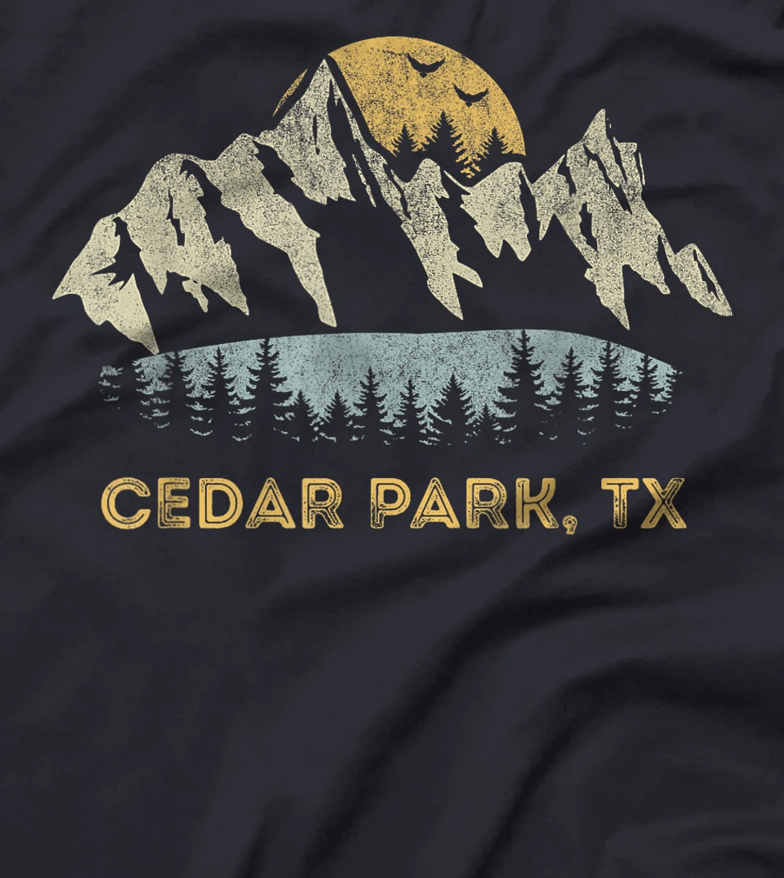 Cedar Park Texas Mountain Sunset Sunrise TX T-Shirt