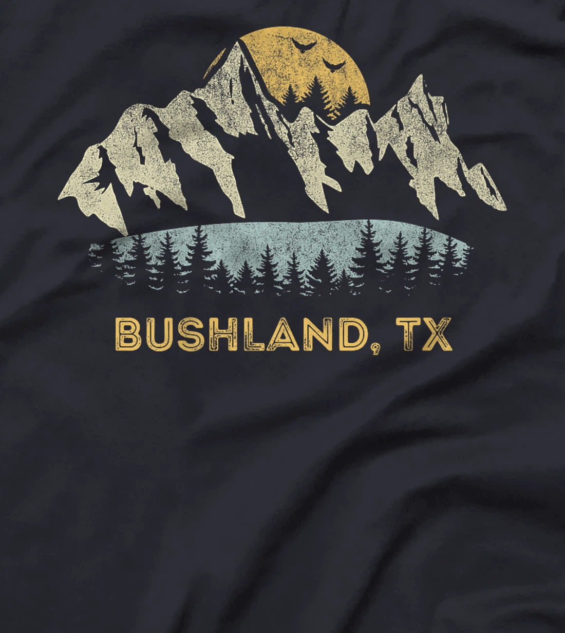 Bushland Texas Mountain Sunset Sunrise TX Premium T-Shirt