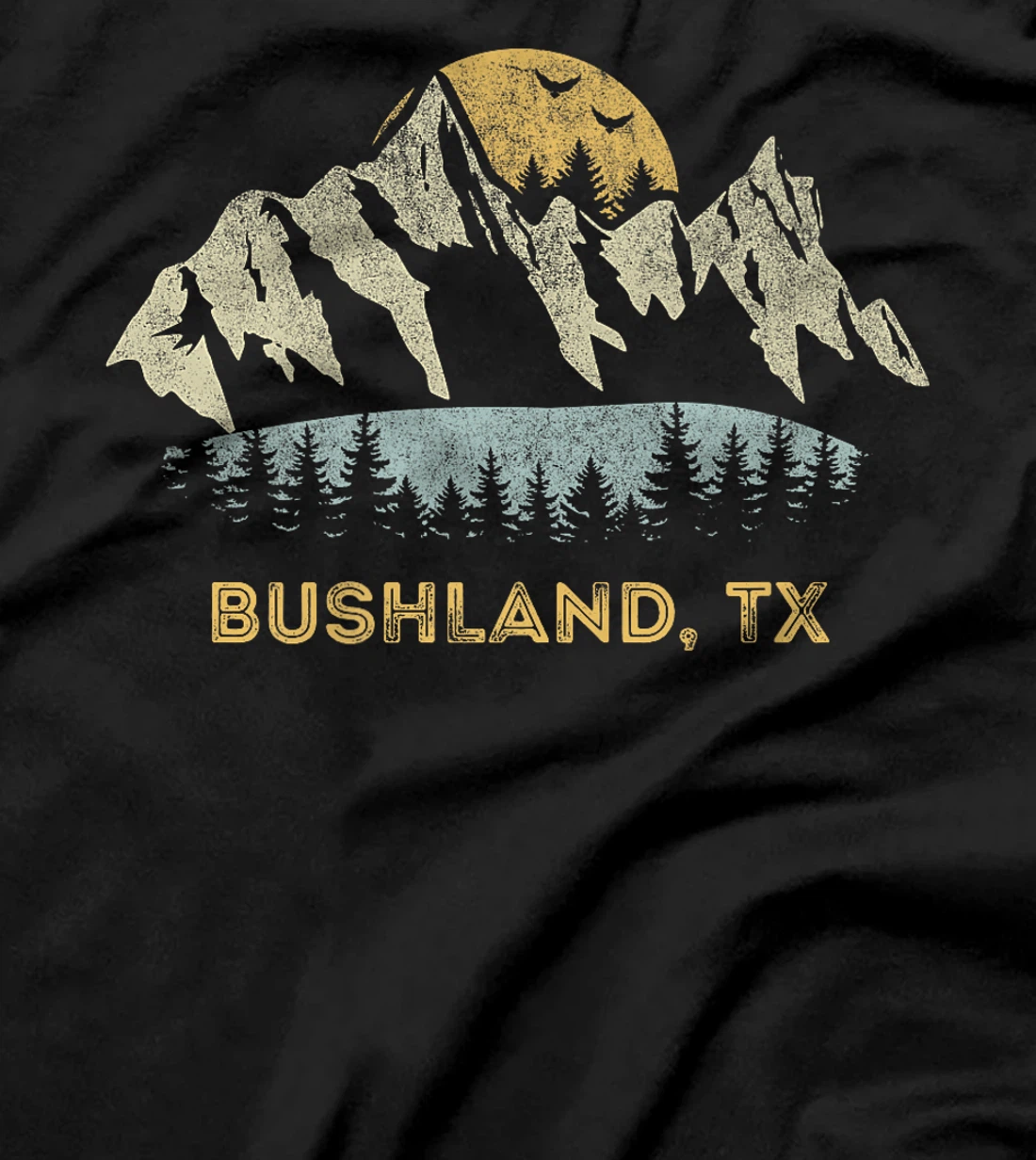 Bushland Texas Mountain Sunset Sunrise TX Premium T-Shirt