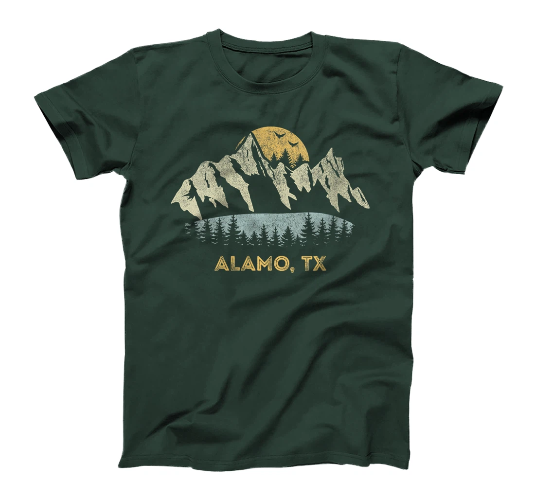 Womens Alamo Texas Mountain Sunset Sunrise TX T-Shirt