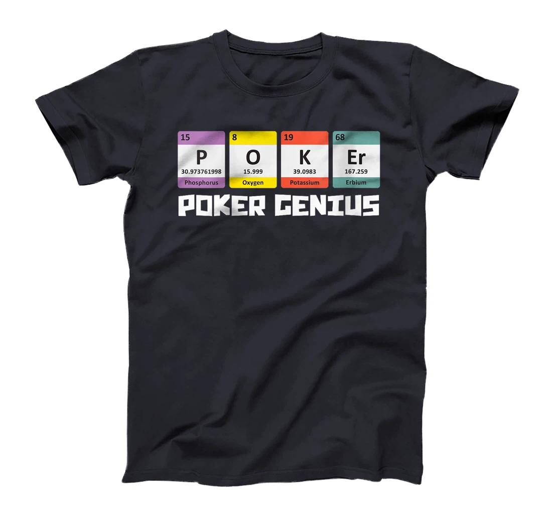 Womens POKER GENIE Poker Lover Poker Player Texas Holdem T-Shirt