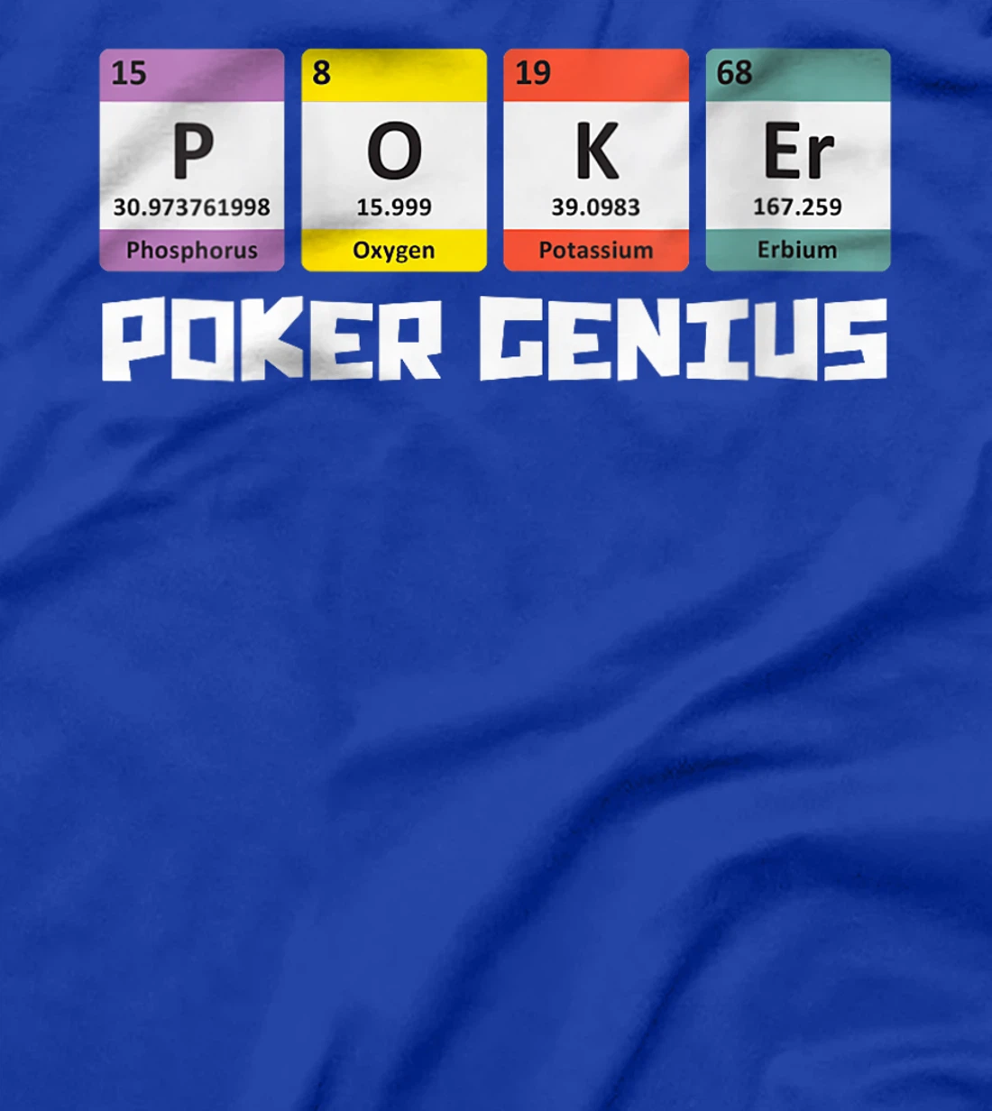 Womens POKER GENIE Poker Lover Poker Player Texas Holdem T-Shirt