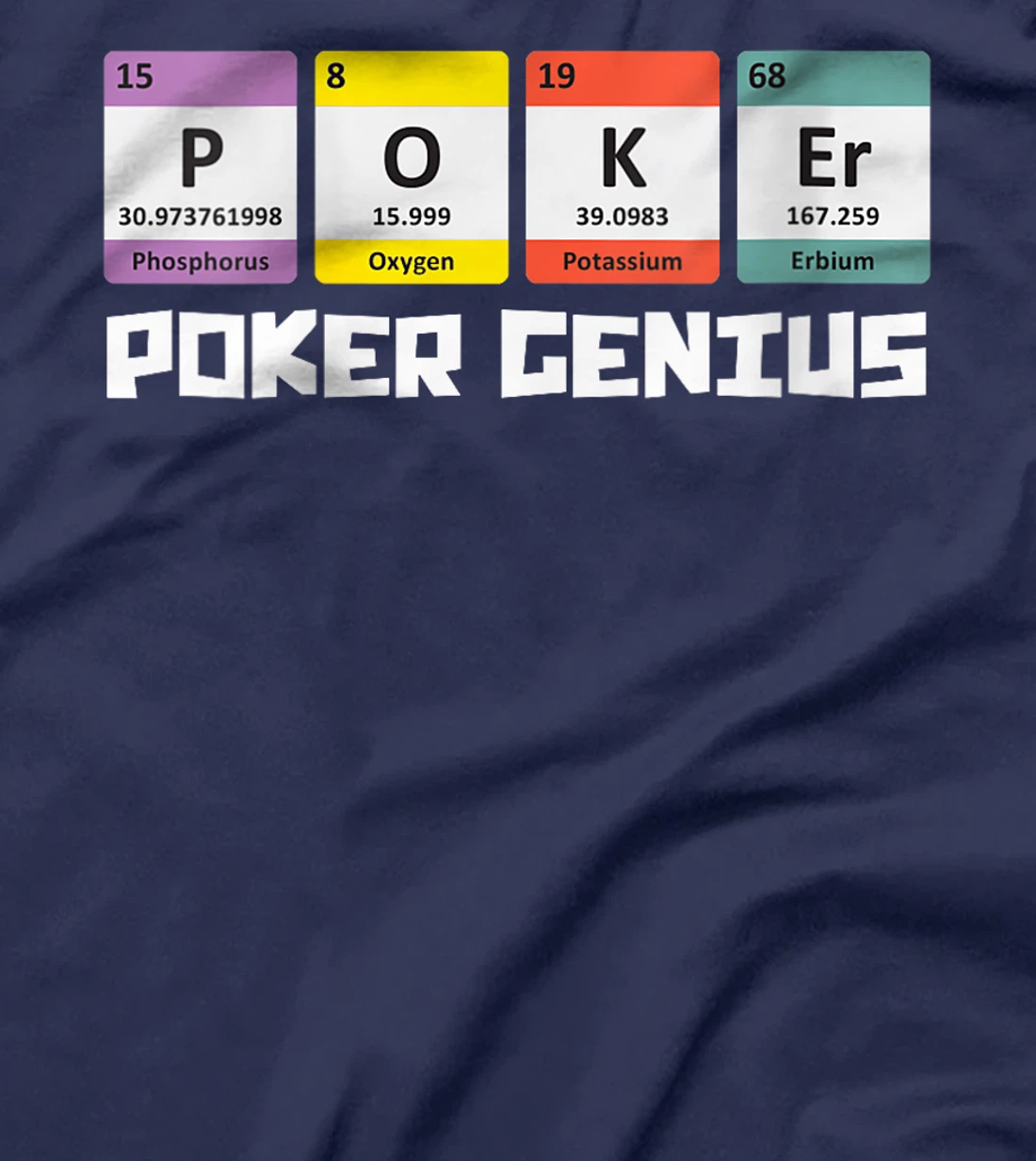 Womens POKER GENIE Poker Lover Poker Player Texas Holdem T-Shirt