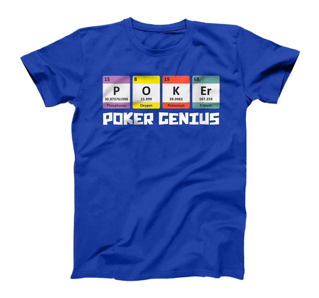 Womens POKER GENIE Poker Lover Poker Player Texas Holdem T-Shirt