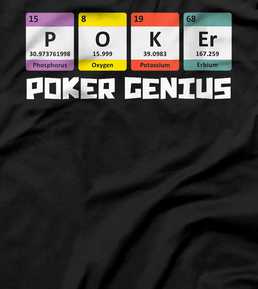 Womens POKER GENIE Poker Lover Poker Player Texas Holdem T-Shirt