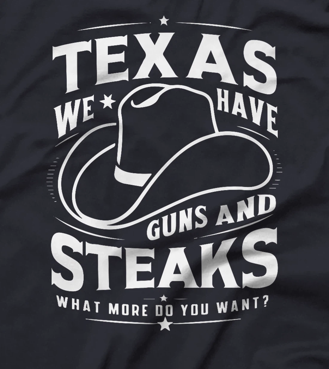 Texas We Have Guns And Steaks What More Do You Want Premium T-Shirt