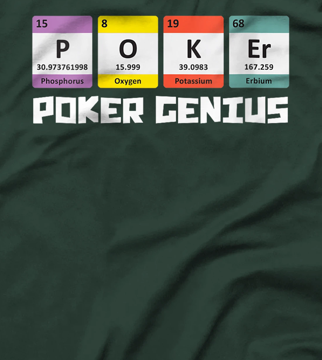 Womens POKER GENIE Poker Lover Poker Player Texas Holdem T-Shirt