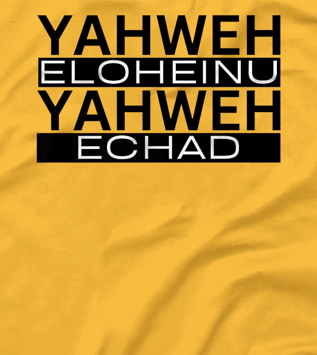 Yahweh Eloheinu Yahweh Echad Hebrew Jewish Shema Yisrael Premium T-Shirt