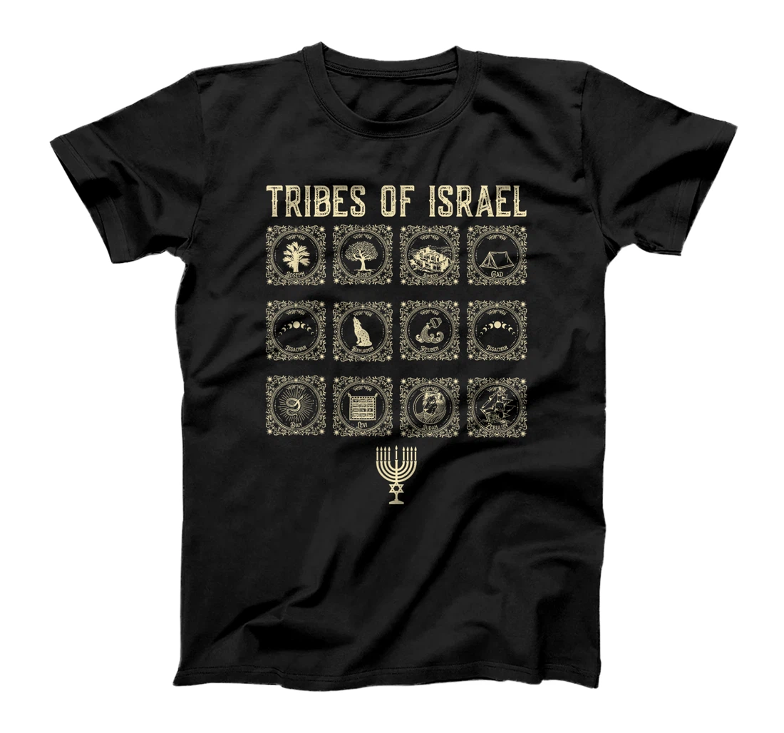 Twelve Tribes Of Israel Hebrew Israelite Judah Jerusalem T-Shirt