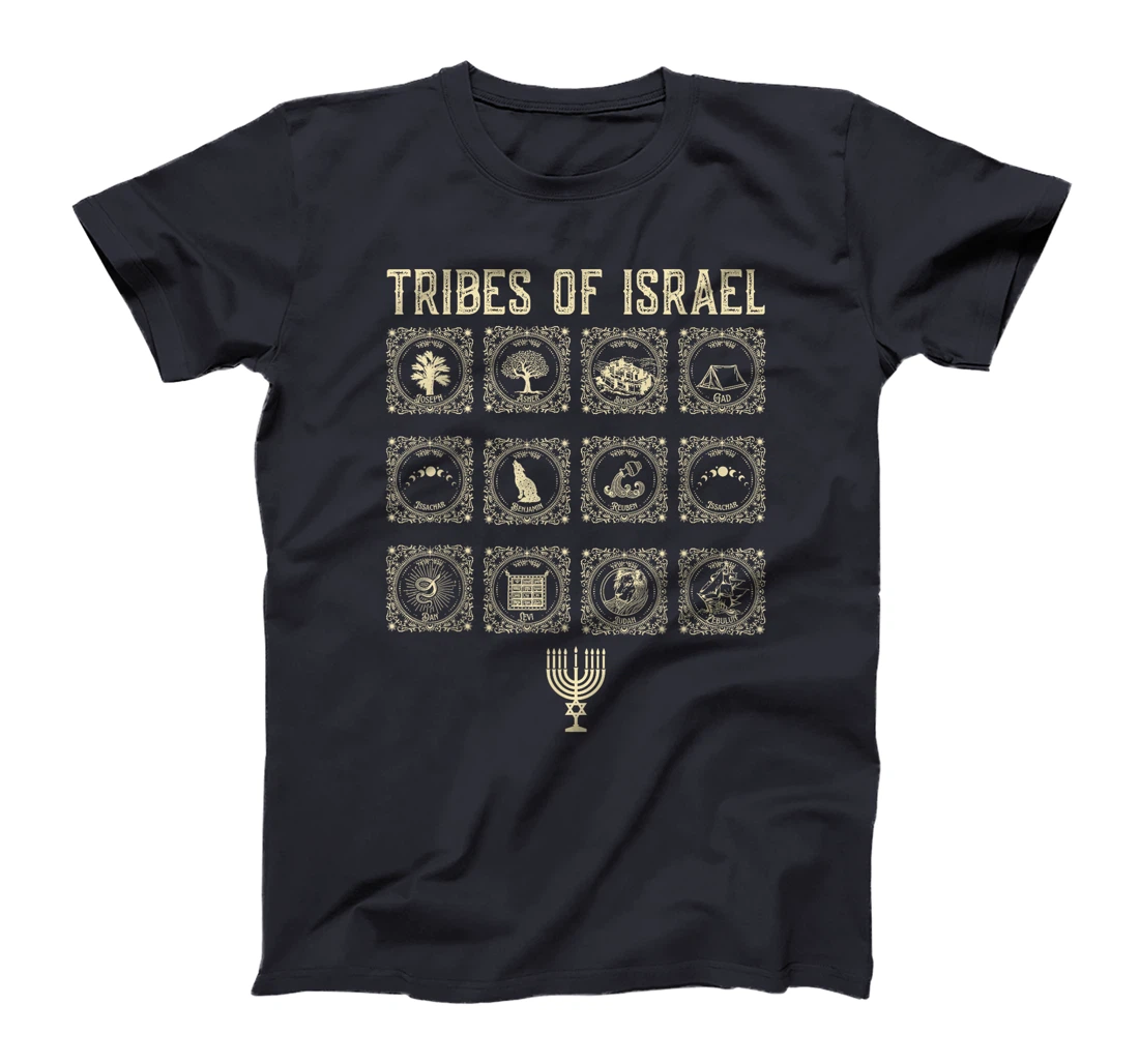 Twelve Tribes Of Israel Hebrew Israelite Judah Jerusalem T-Shirt