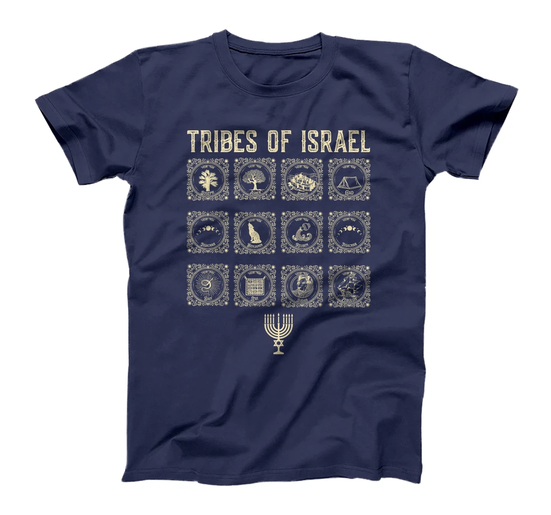 Twelve Tribes Of Israel Hebrew Israelite Judah Jerusalem T-Shirt