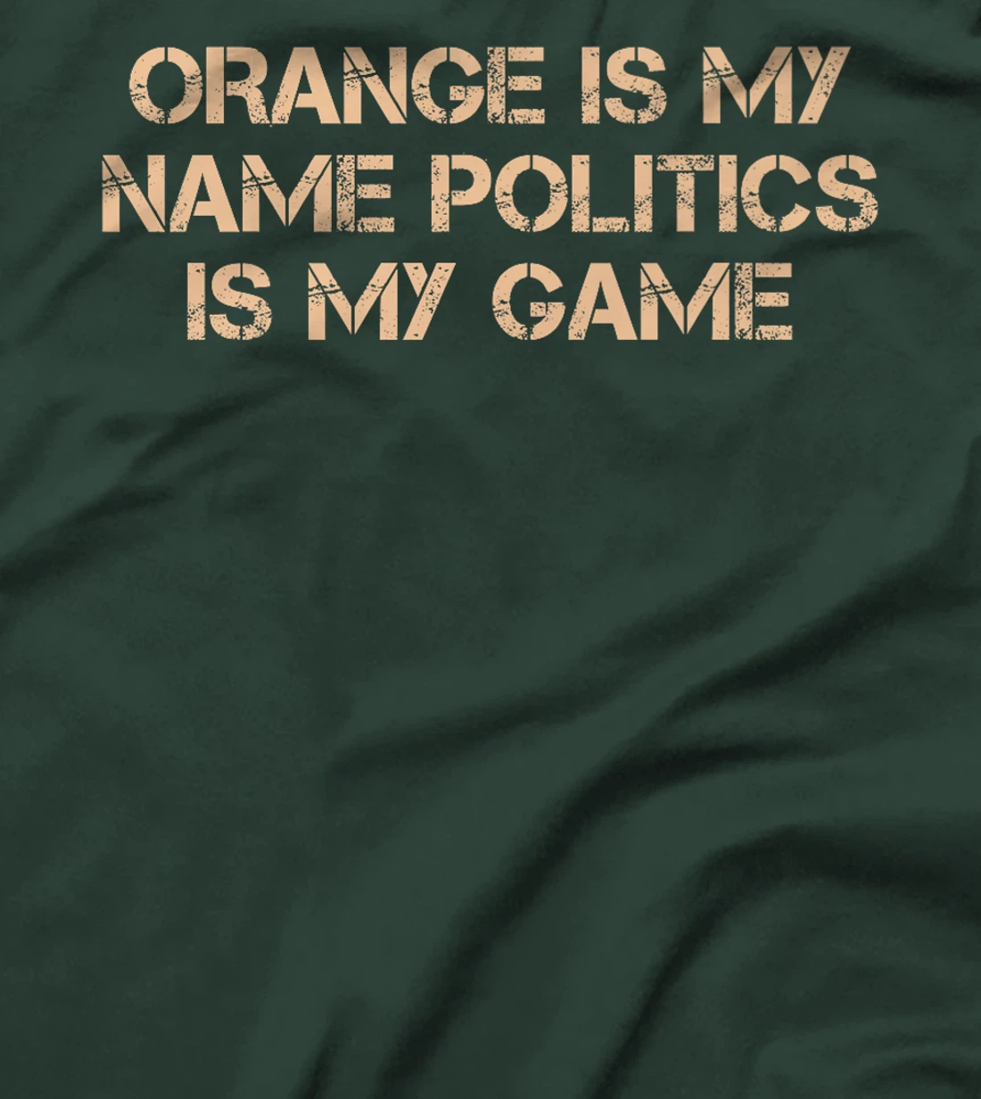 Orange is My Name Politics is My Game Vote Felon 2024 Trump Premium T-Shirt