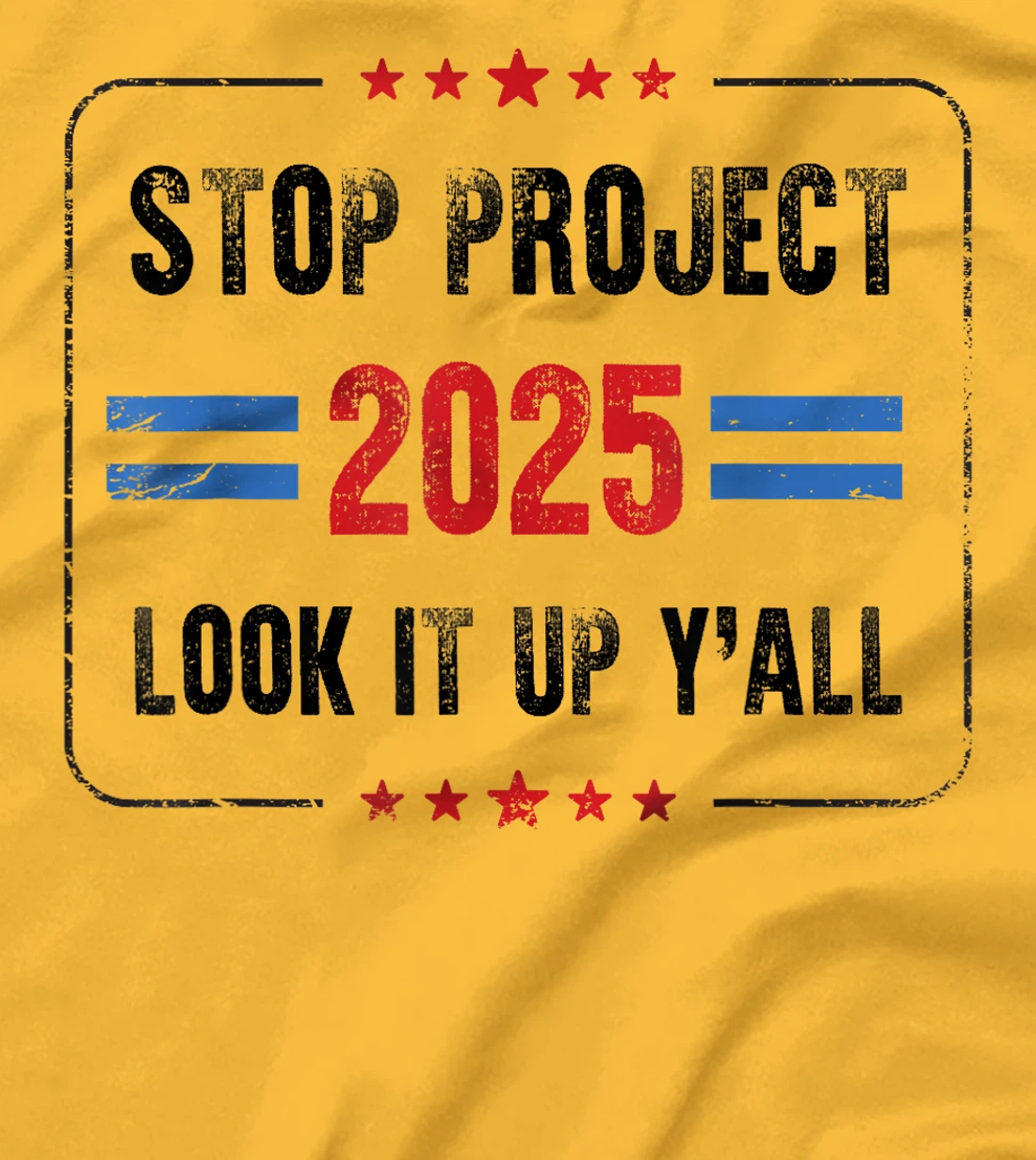Stop Project 2025 pro Democracy Anti Trump Election 2024 T-Shirt