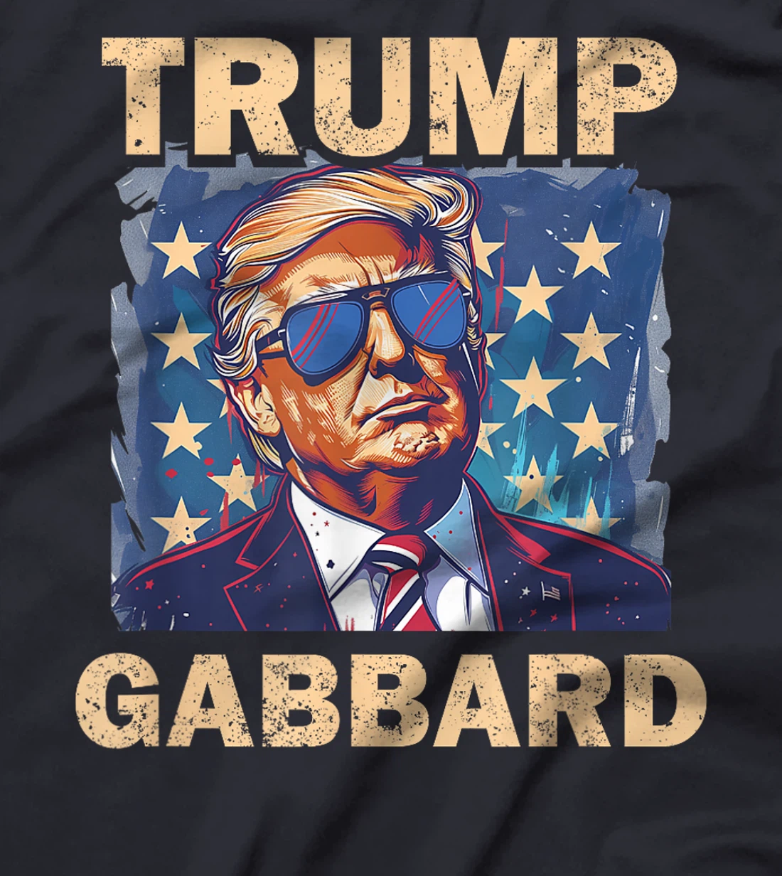 Trump Tulsi Gabbard Presidential Campaign Voter T-Shirt