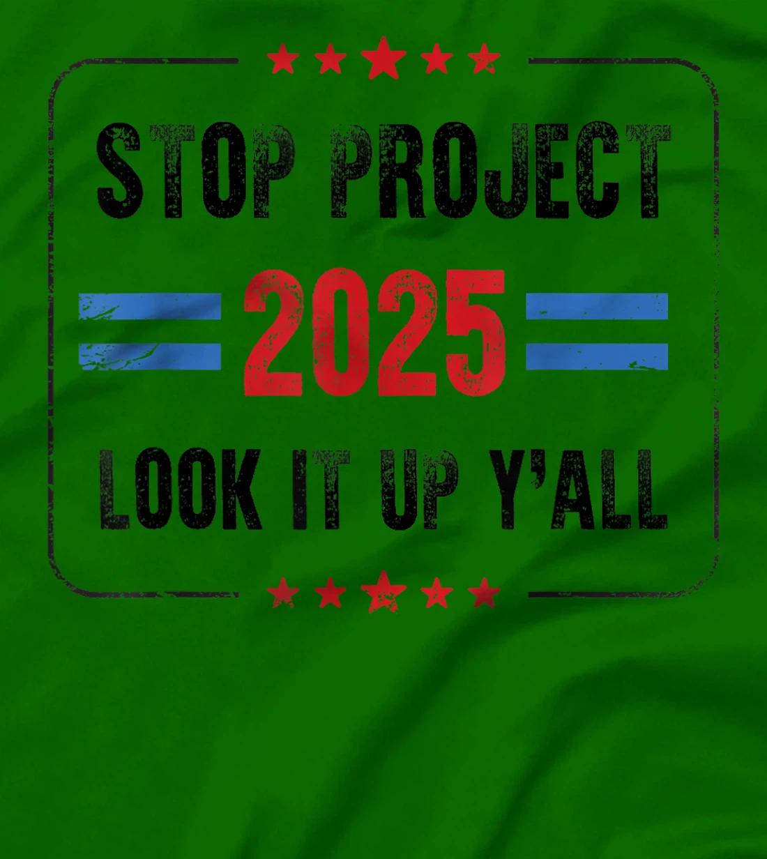 Stop Project 2025 pro Democracy Anti Trump Election 2024 T-Shirt