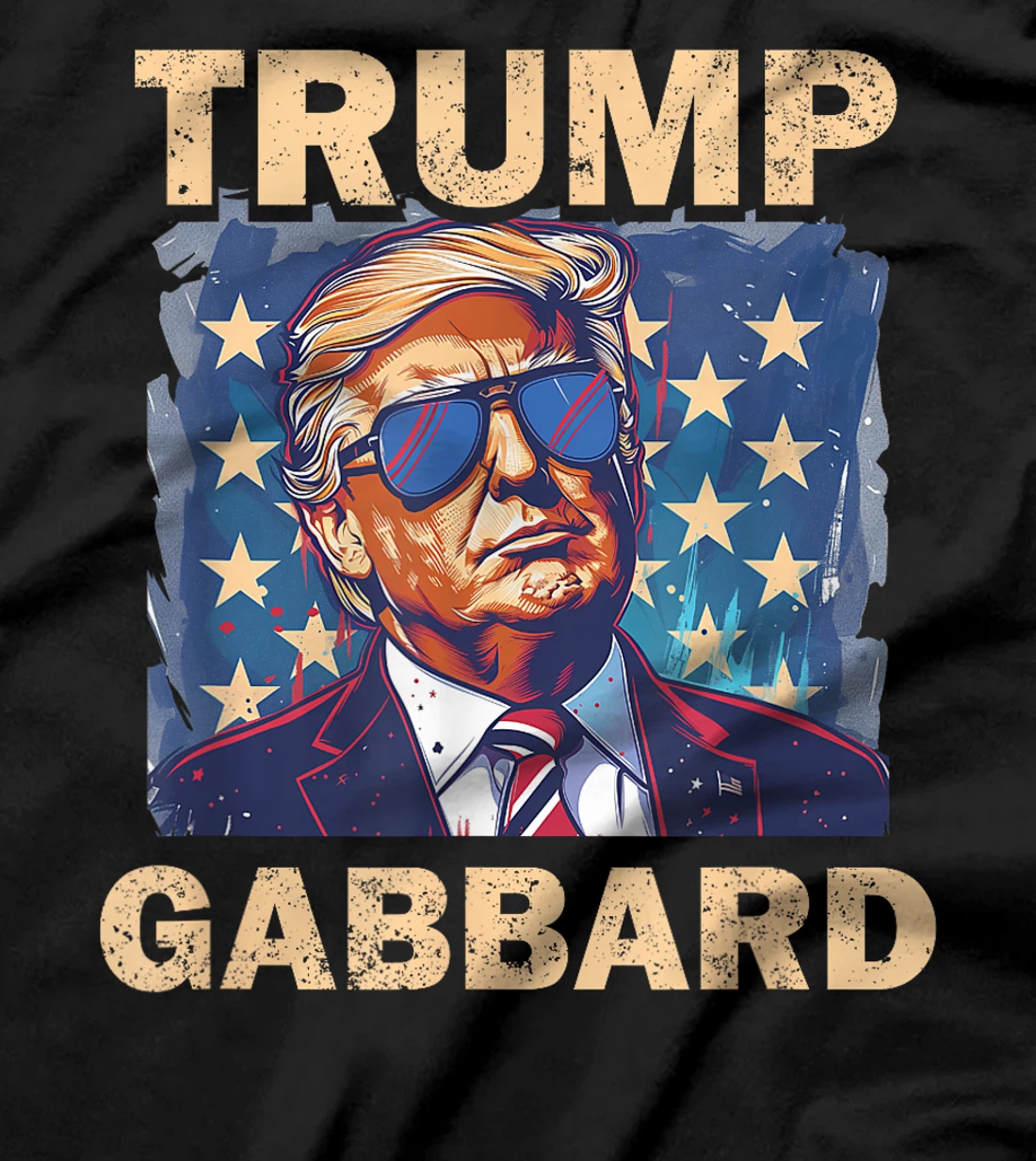 Trump Tulsi Gabbard Presidential Campaign Voter T-Shirt