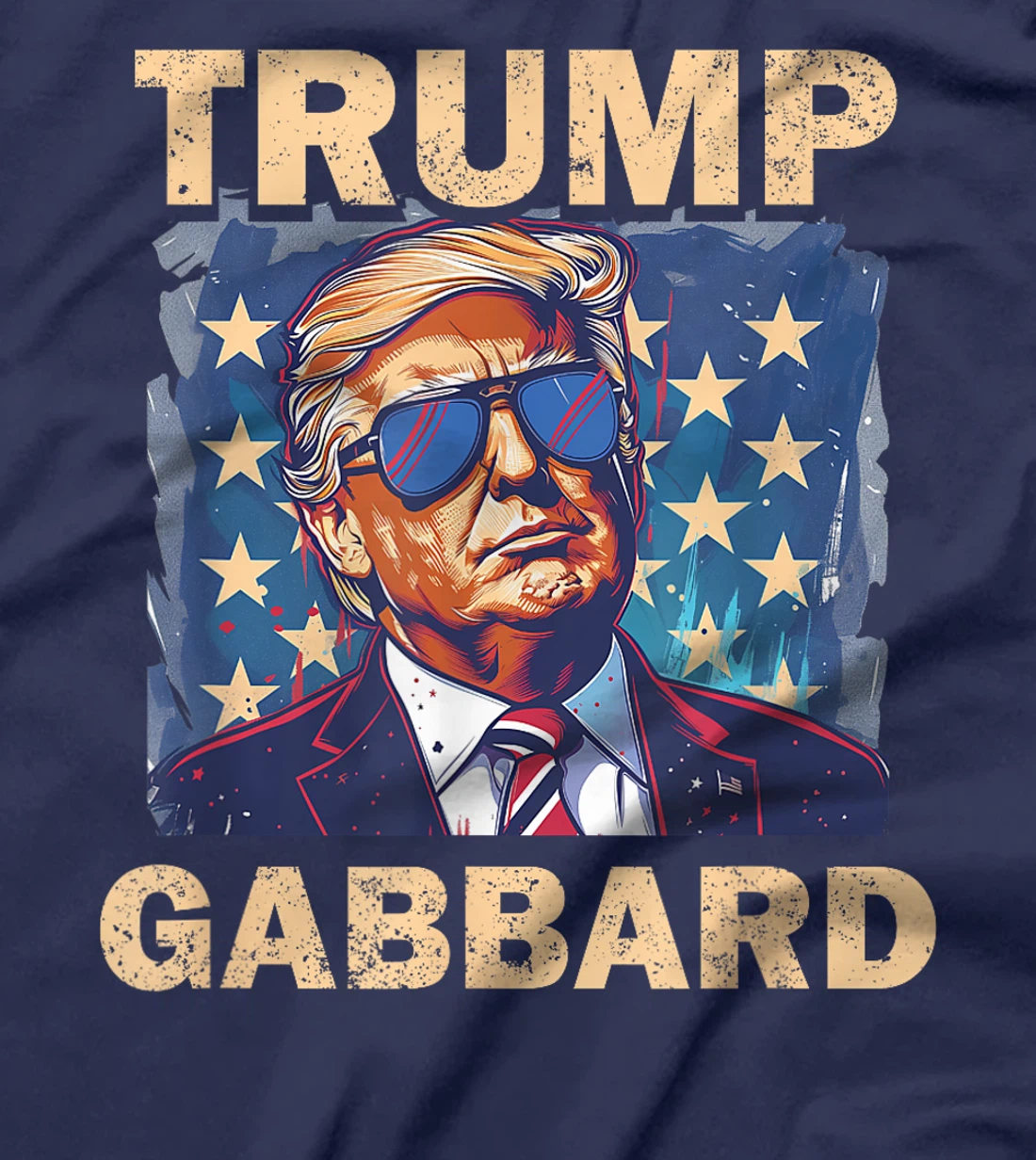 Trump Tulsi Gabbard Presidential Campaign Voter T-Shirt