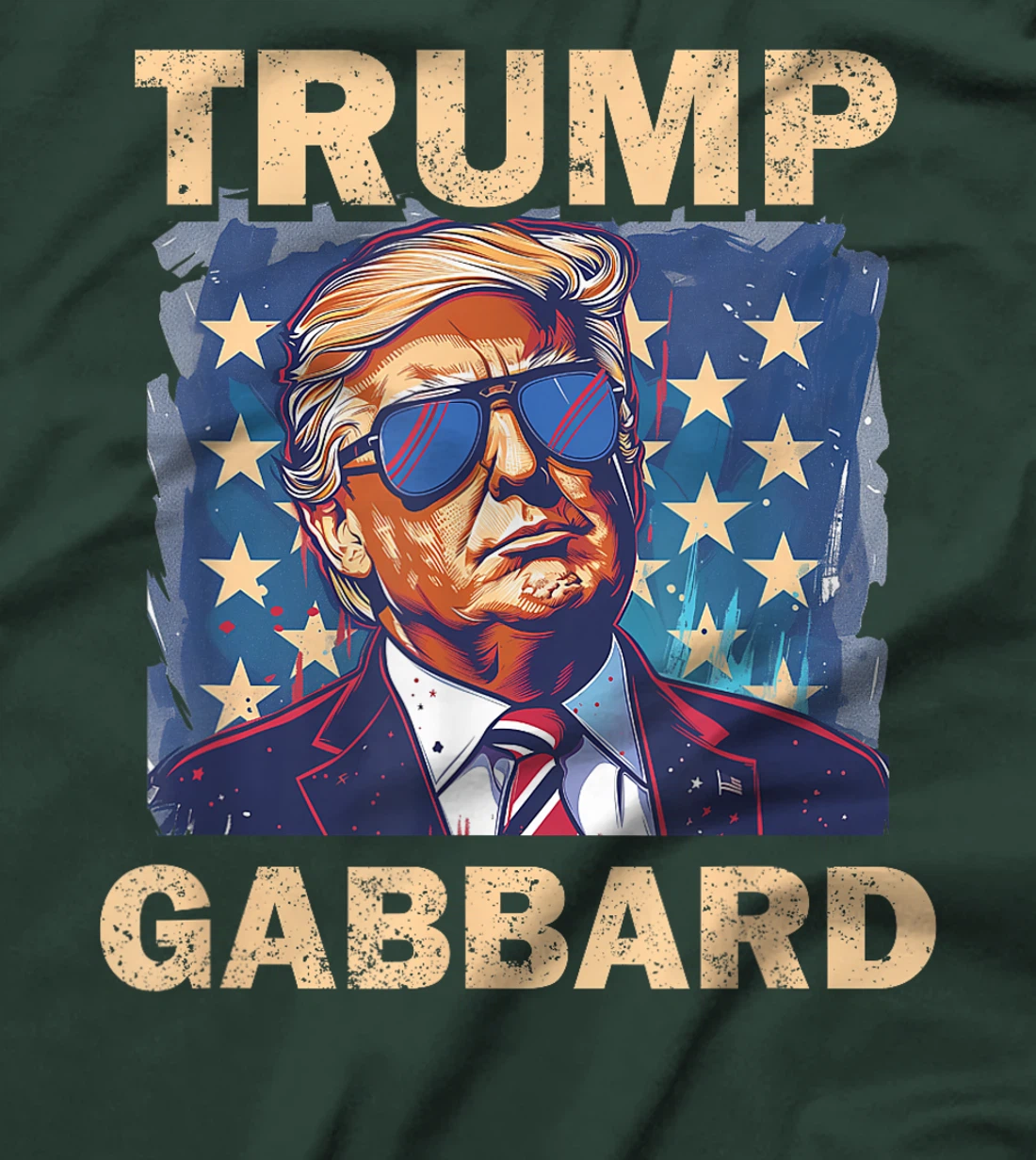 Trump Tulsi Gabbard Presidential Campaign Voter T-Shirt