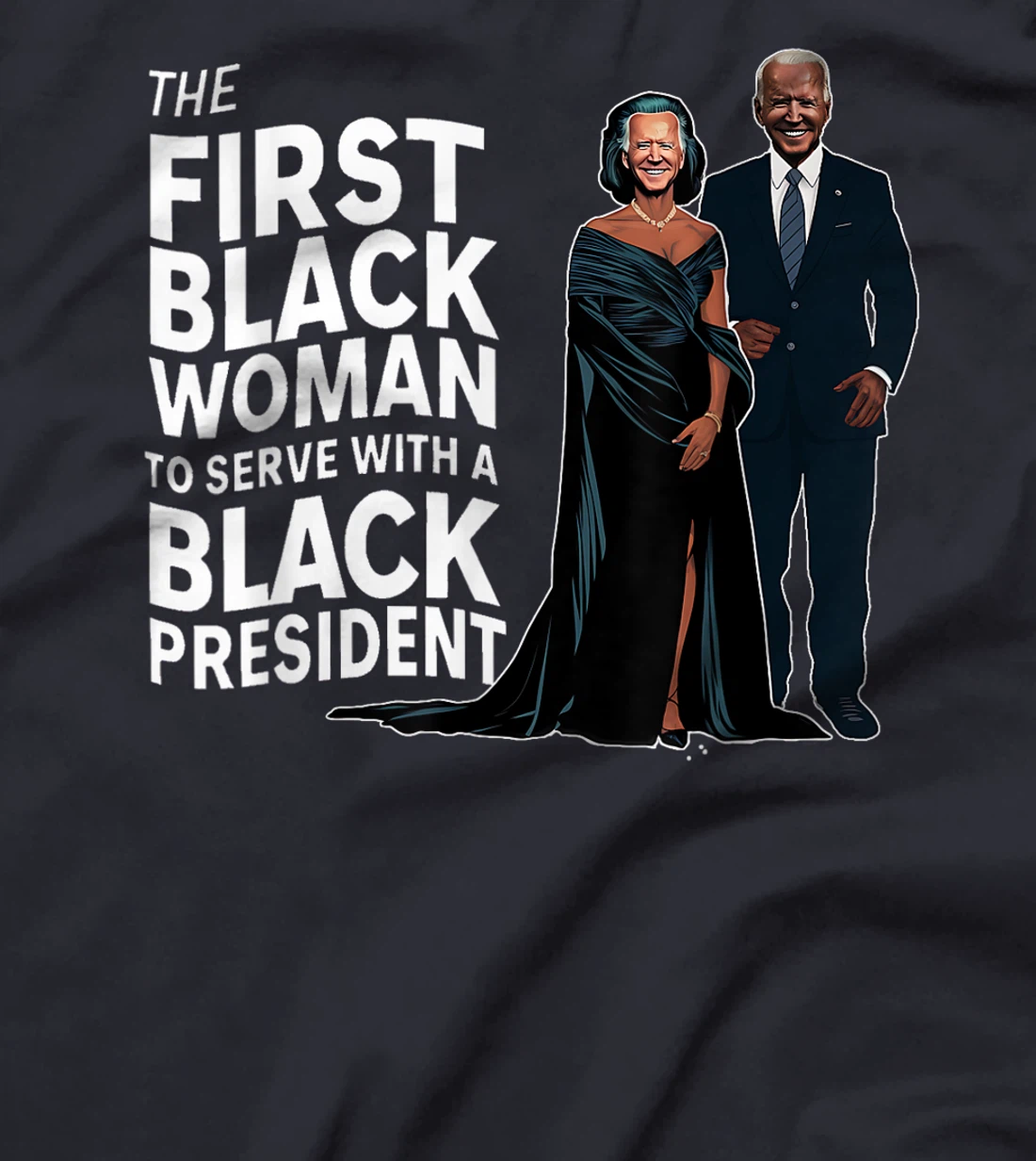 Trump 2024 Funny Biden Slip Quotes Humor Political T-Shirt