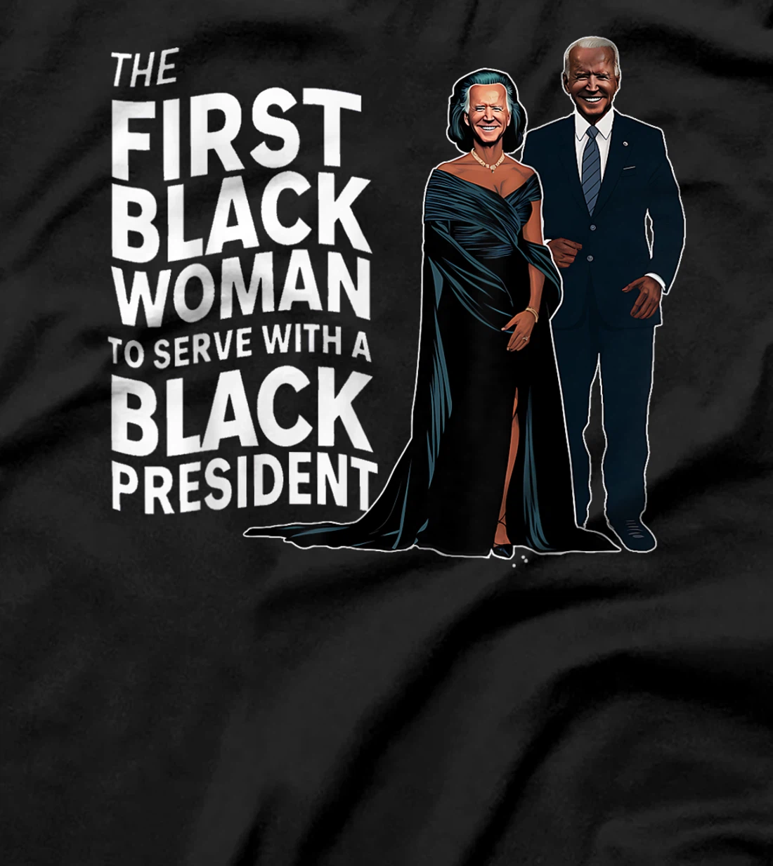 Trump 2024 Funny Biden Slip Quotes Humor Political T-Shirt