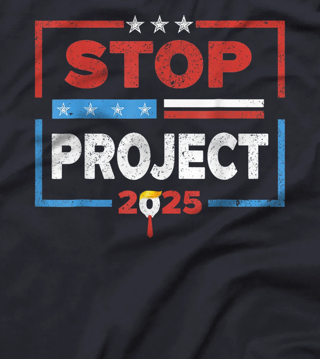 Stop Project 2025 Anti Trump T-Shirt
