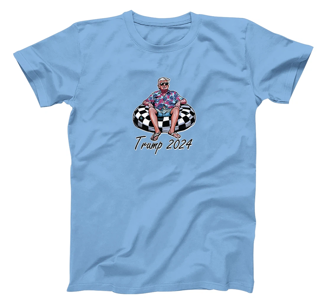 Chillin Like A Felon Funny Trump Summer 2024 2 Sided T-Shirt