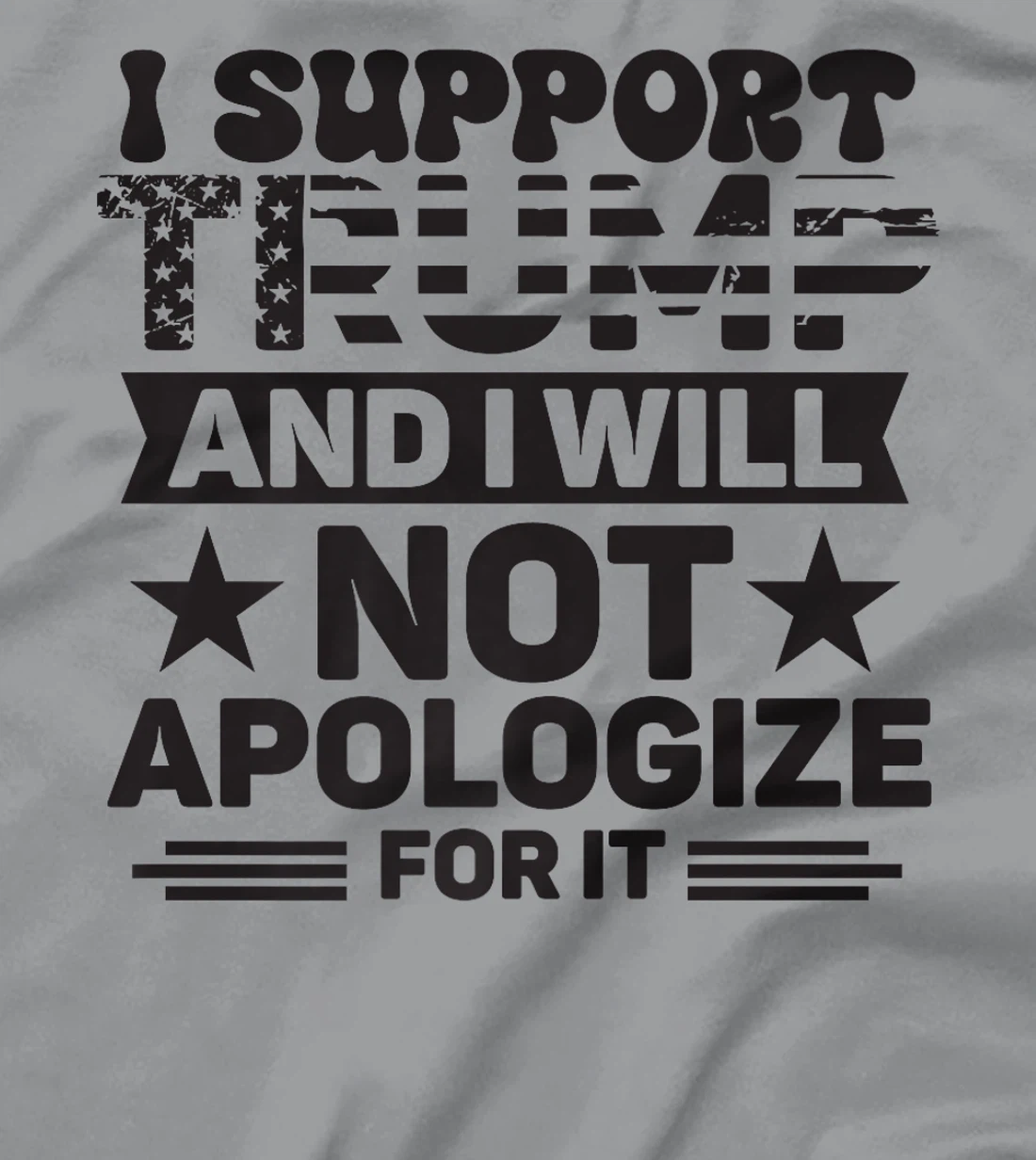 I Support Trump And I Will Not Apologies For It Trump 2024 Premium T-Shirt