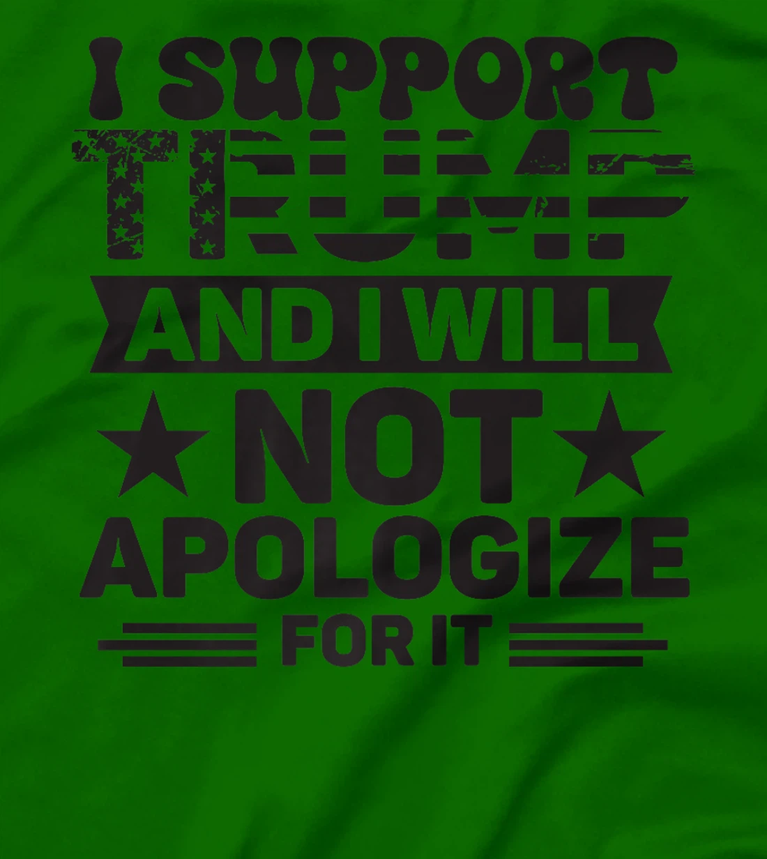 I Support Trump And I Will Not Apologies For It Trump 2024 Premium T-Shirt