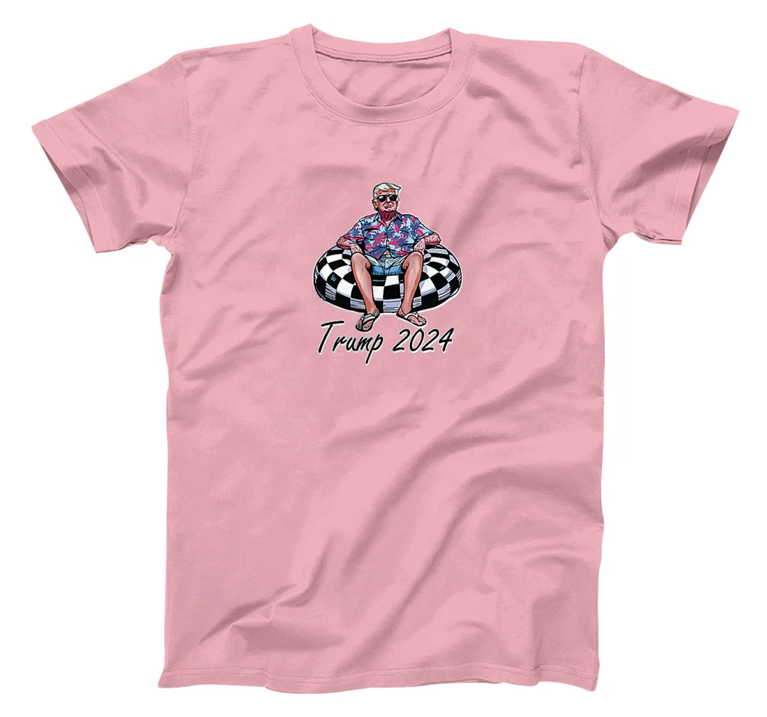 Chillin Like A Felon Funny Trump Summer 2024 2 Sided T-Shirt