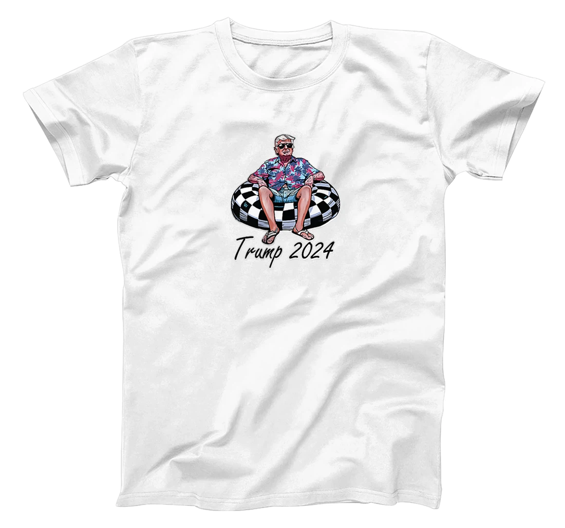 Chillin Like A Felon Funny Trump Summer 2024 2 Sided T-Shirt